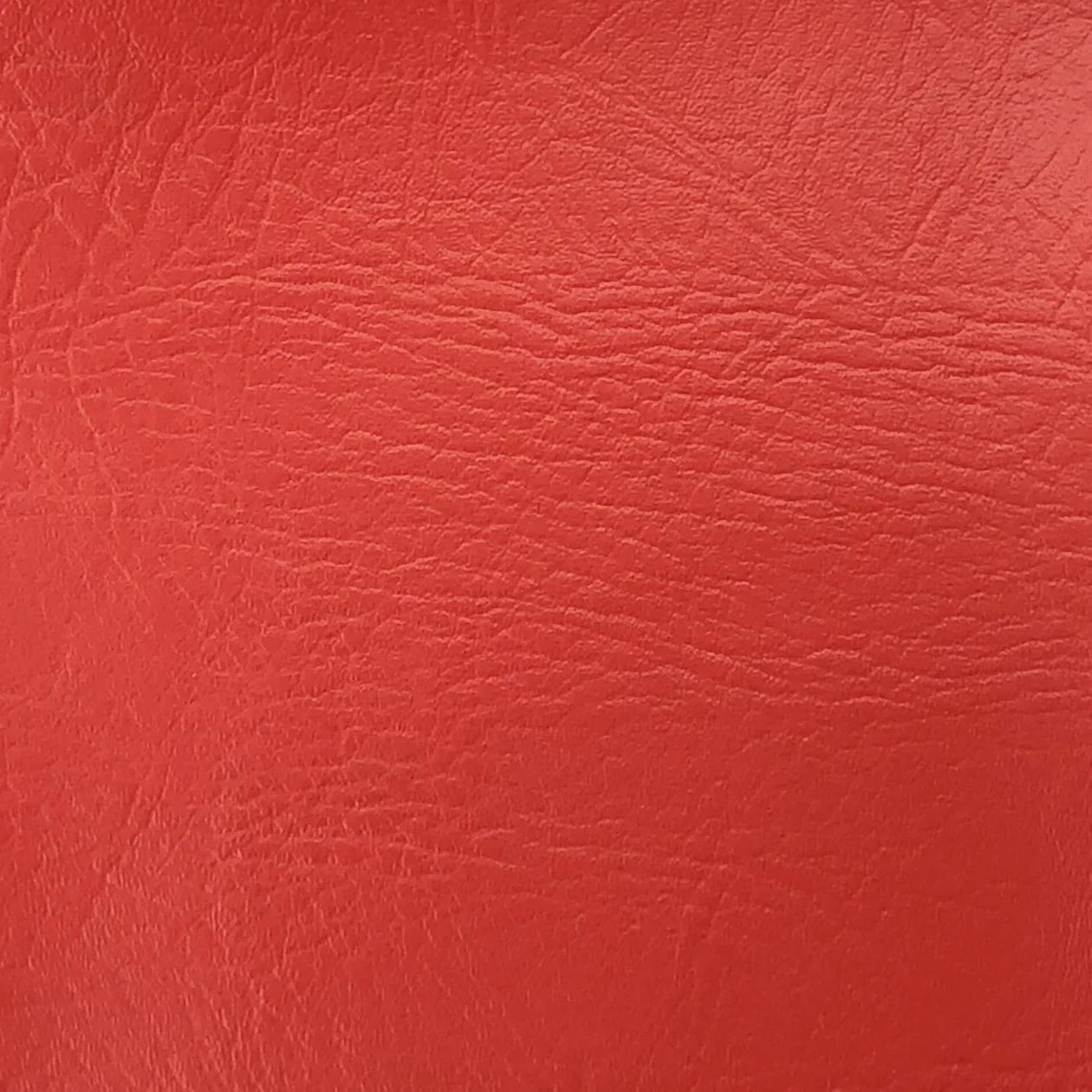 Red Faux Leather