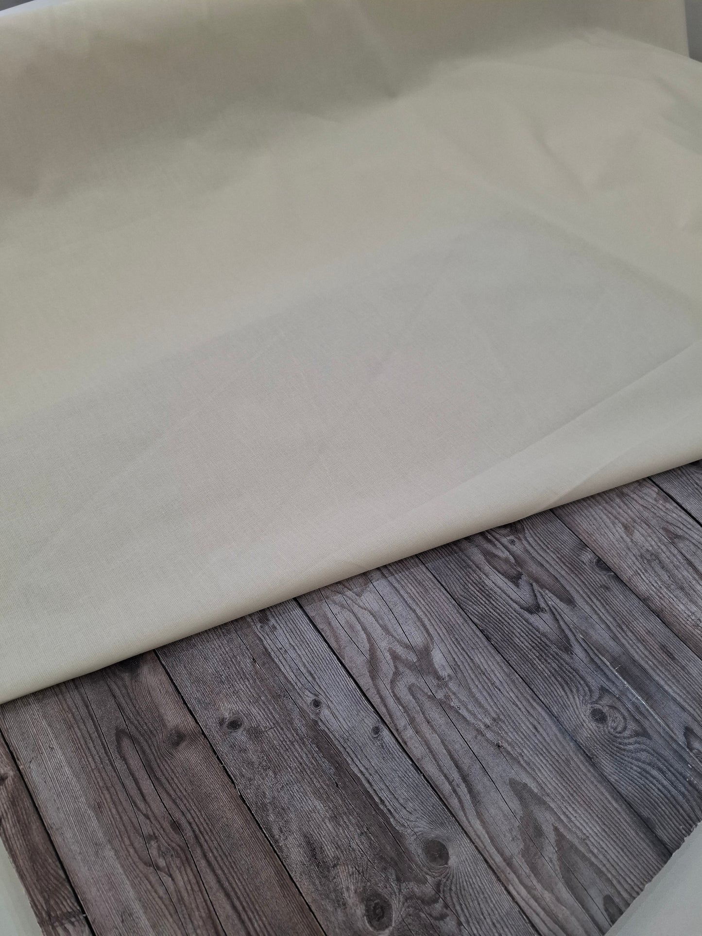 Plain Cream Cotton