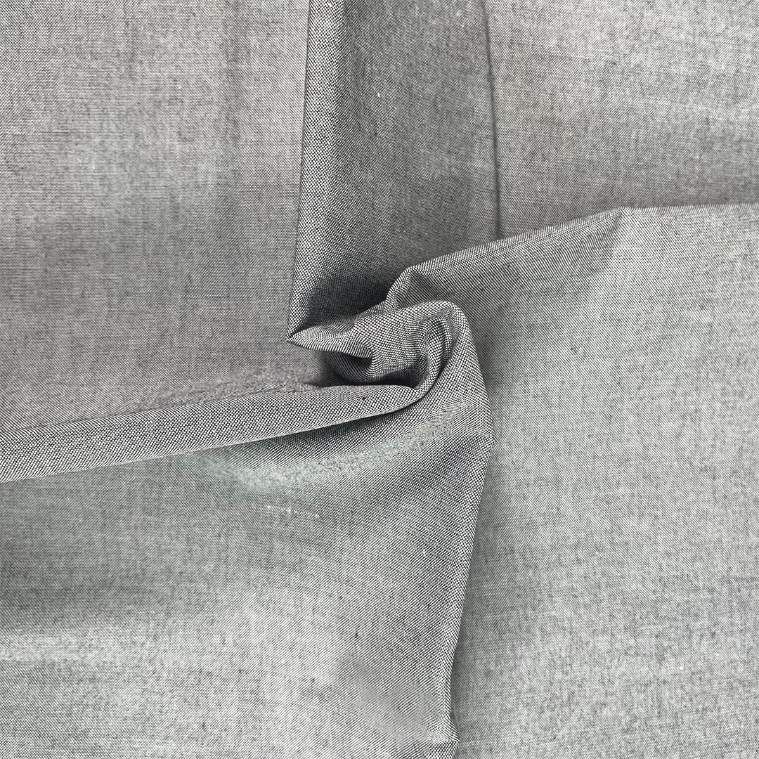 Grey Cotton Chambray