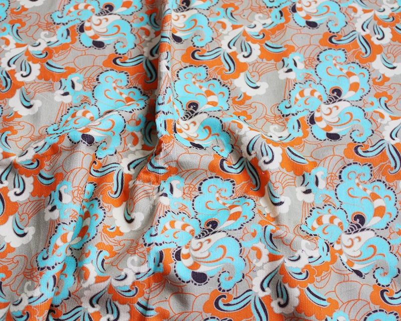 Paisley Needlecord Corduroy