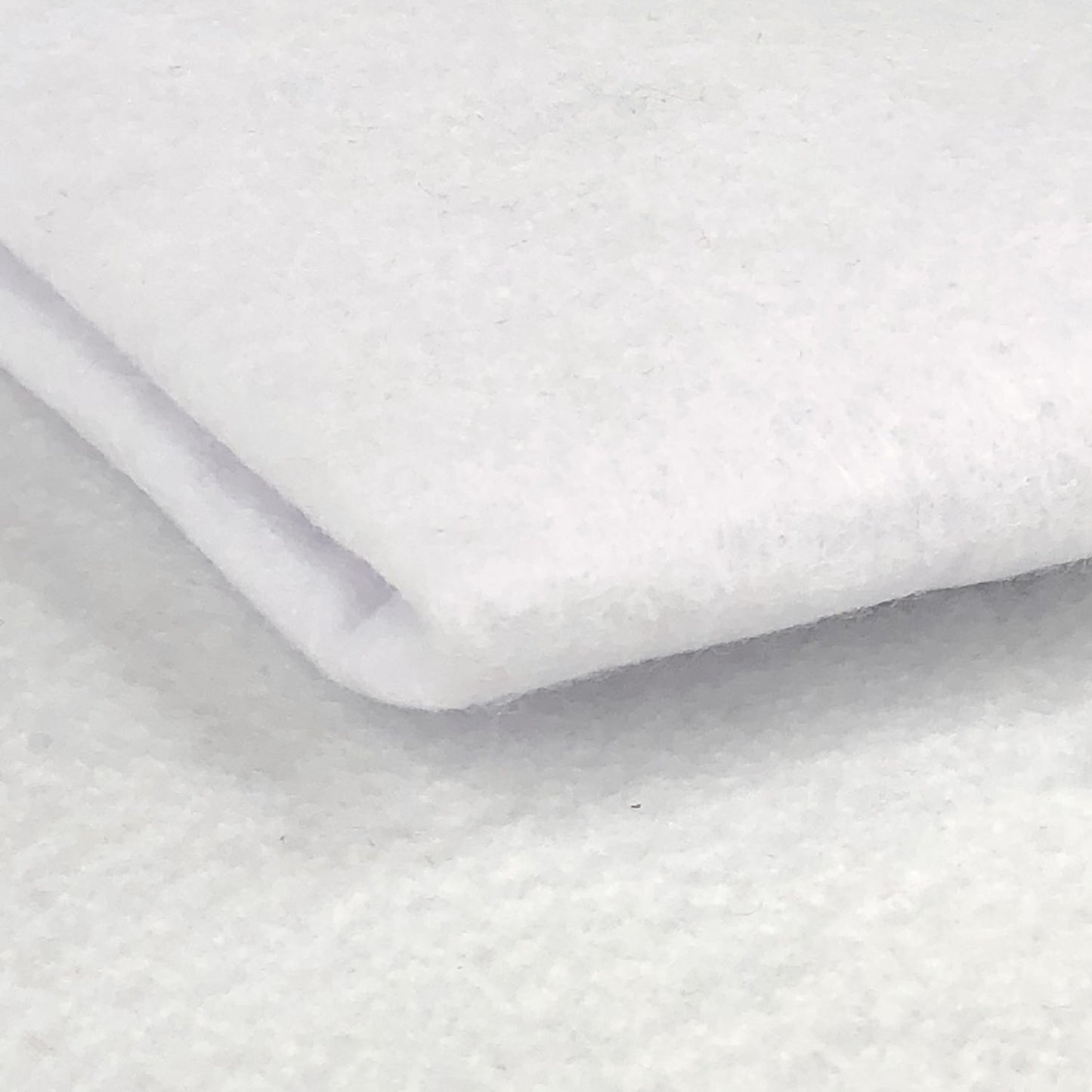 White Felt Wide