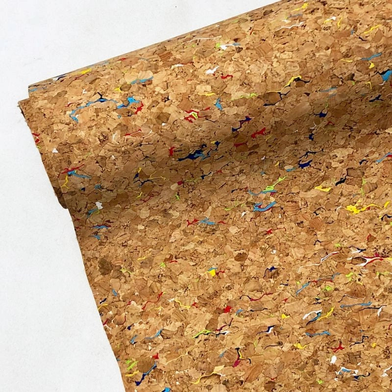 Rainbow Cork Fabric