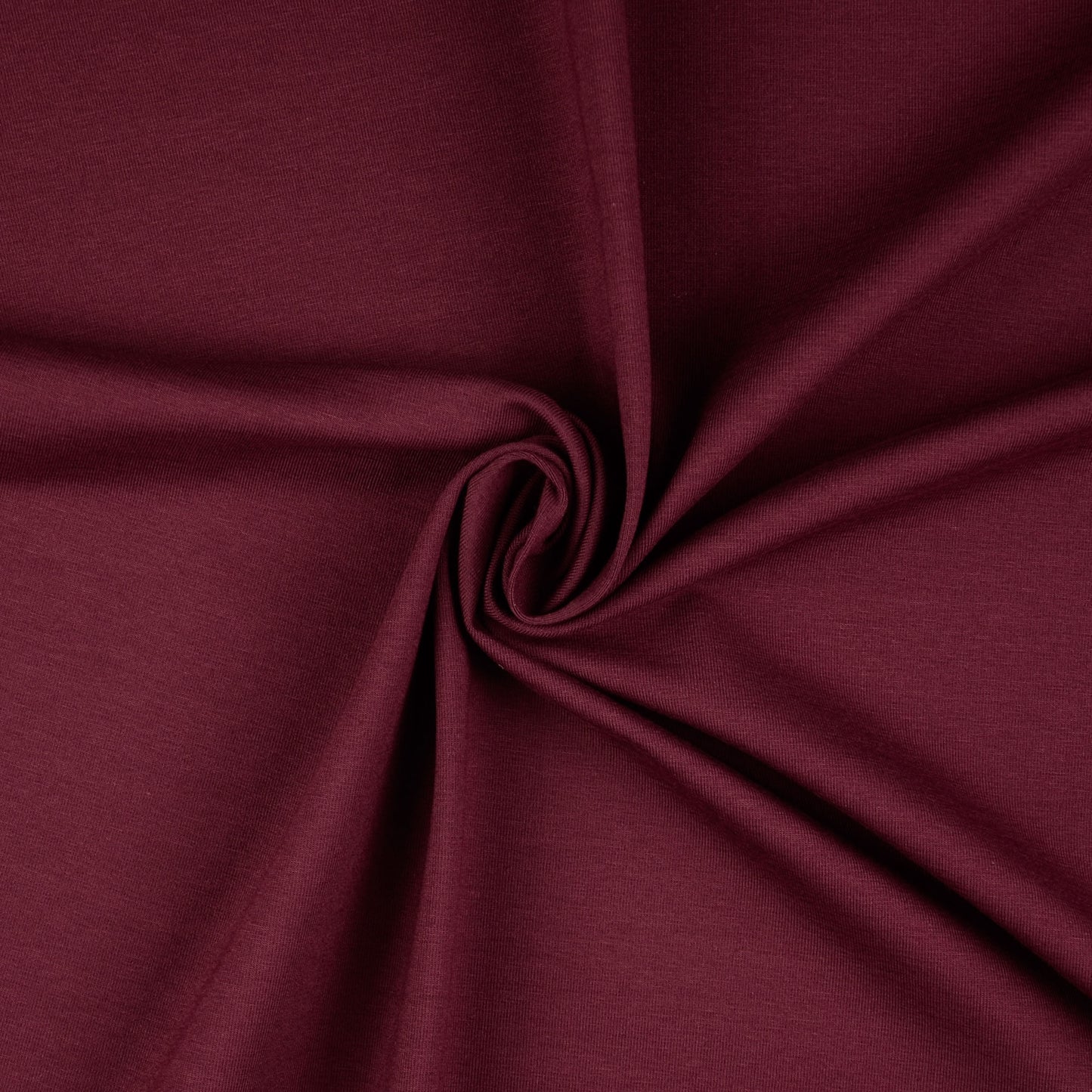 Plain Burgundy Cotton Jersey
