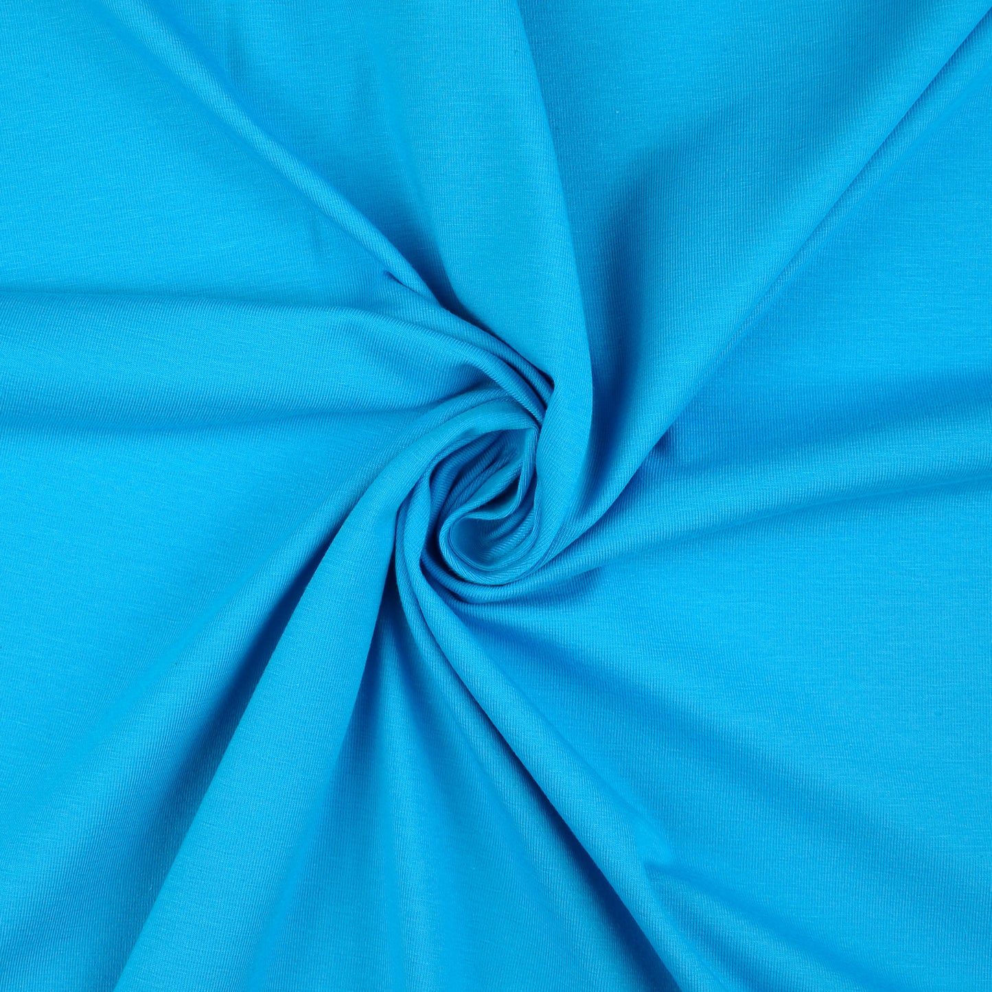 Plain Turquoise Cotton Jersey