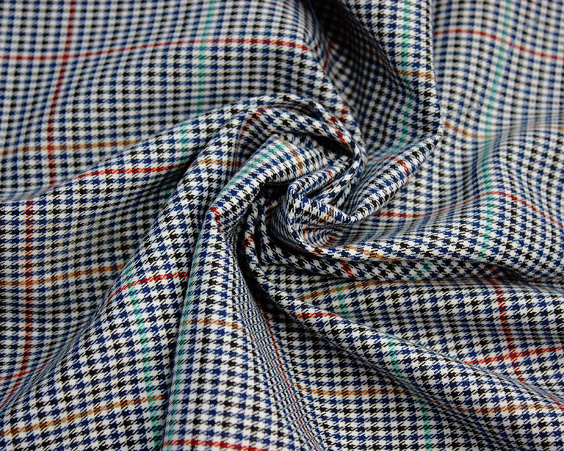 Dogtooth Tartan Polyviscose
