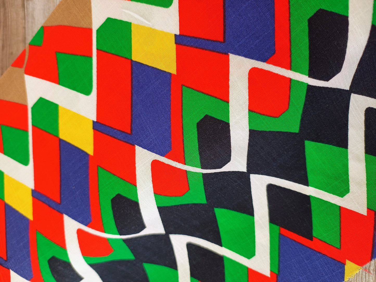 Abstract Woven Viscose Stretch
