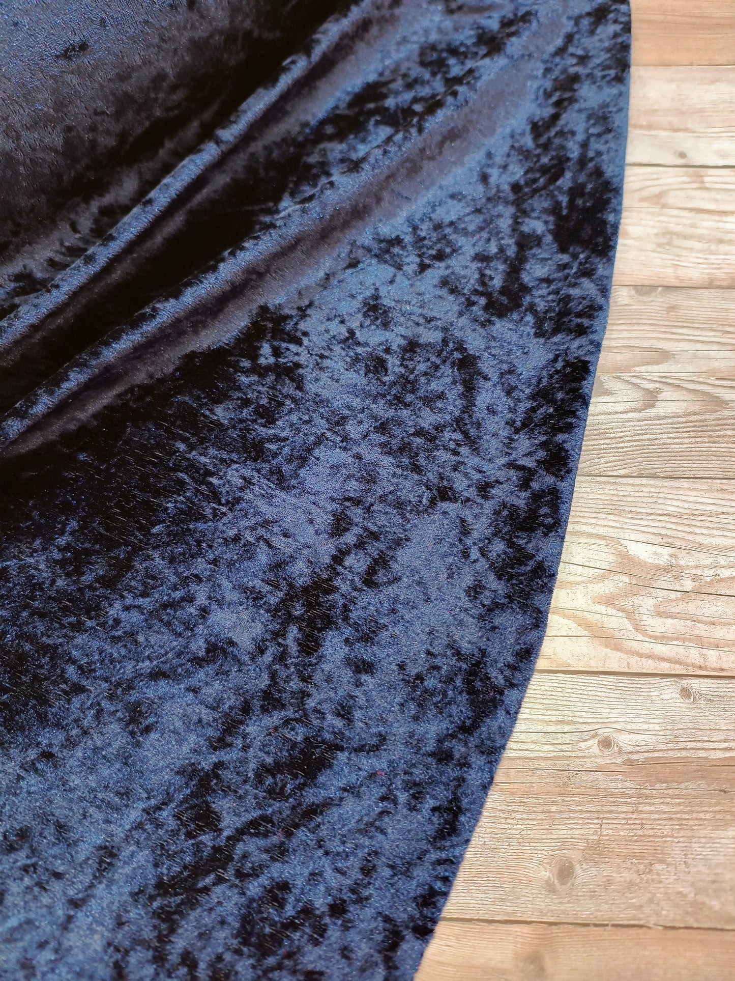 Crushed Velvet Navy