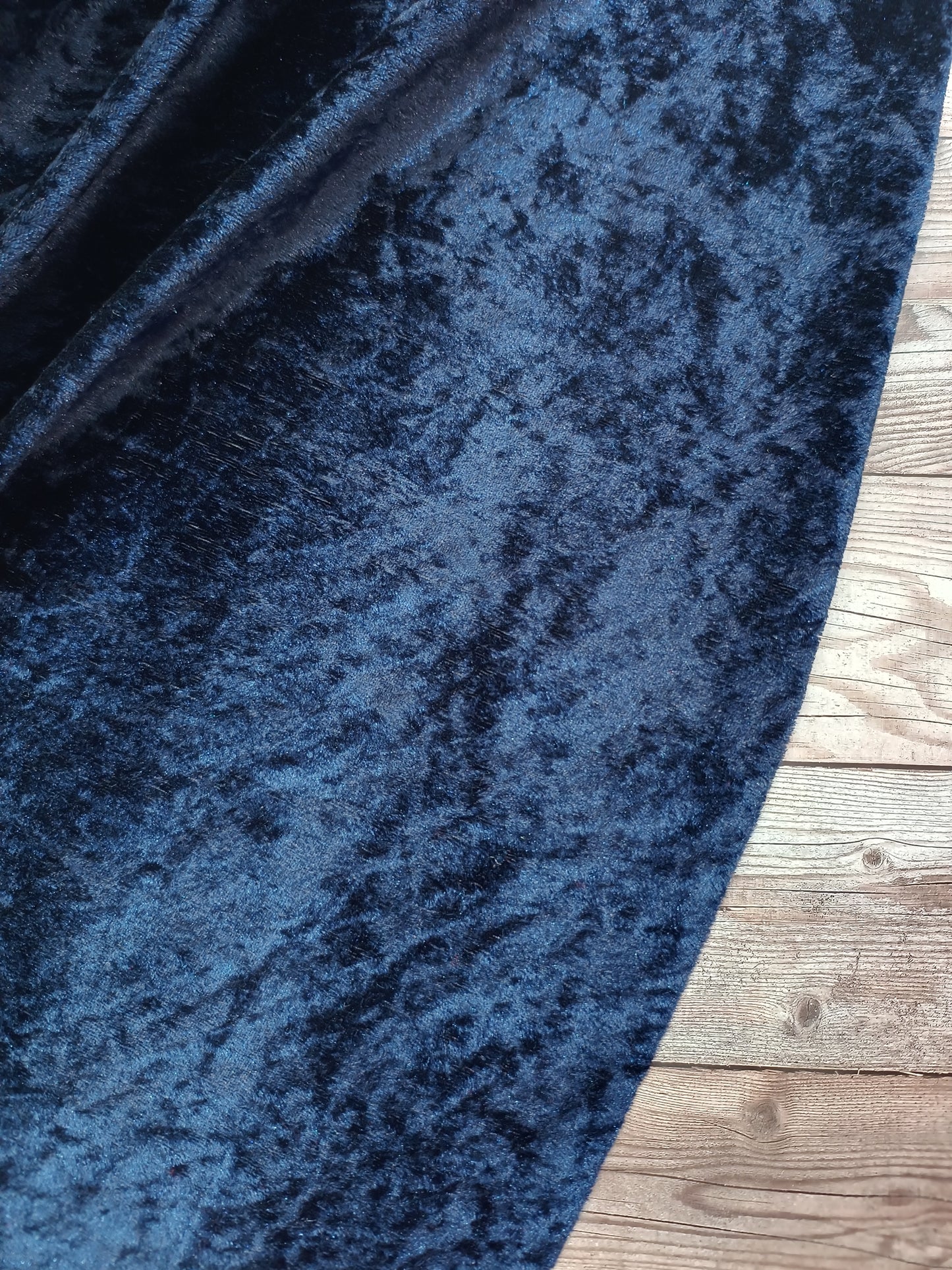 Crushed Velvet Navy