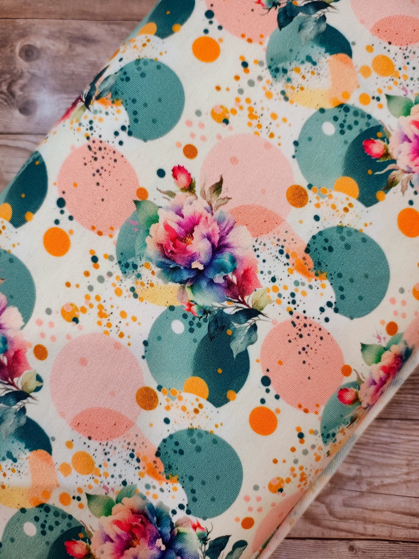 Rainbow Bloom French Terry