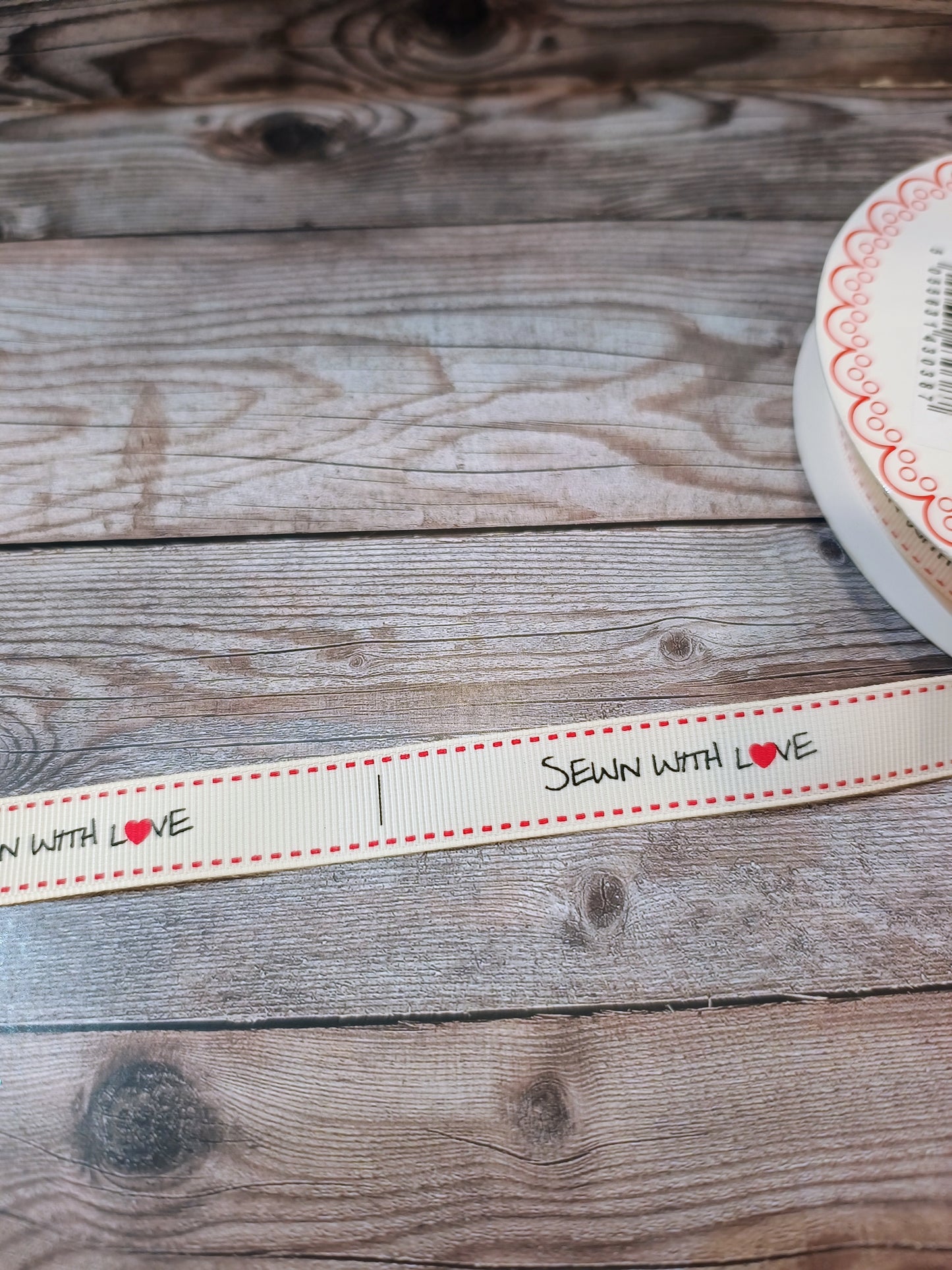 10 Sewn with Love Ribbon Labels