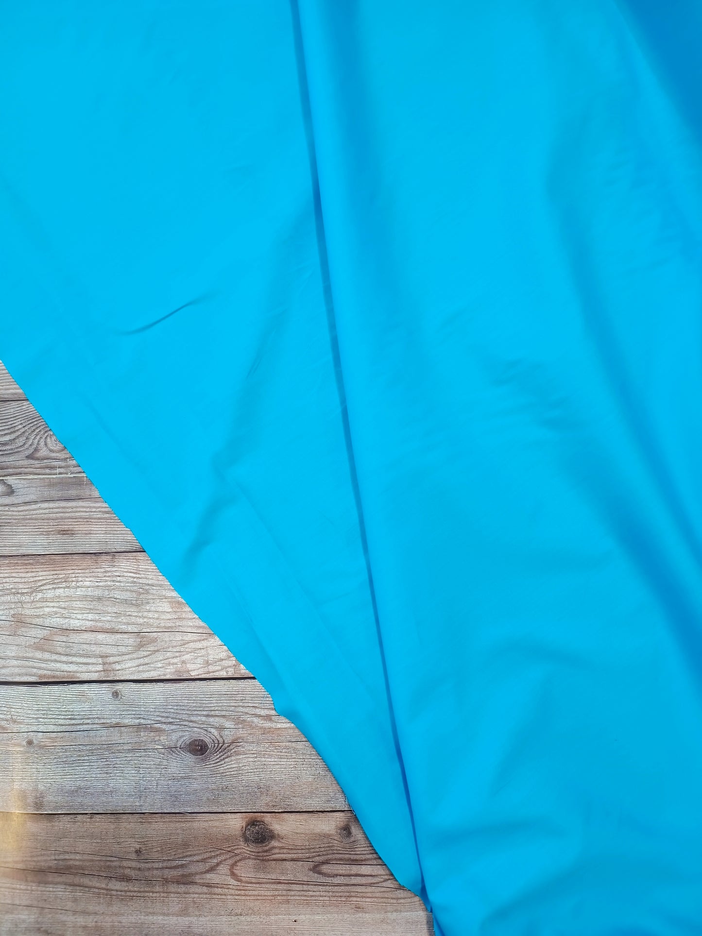 Turquoise Plain Cotton
