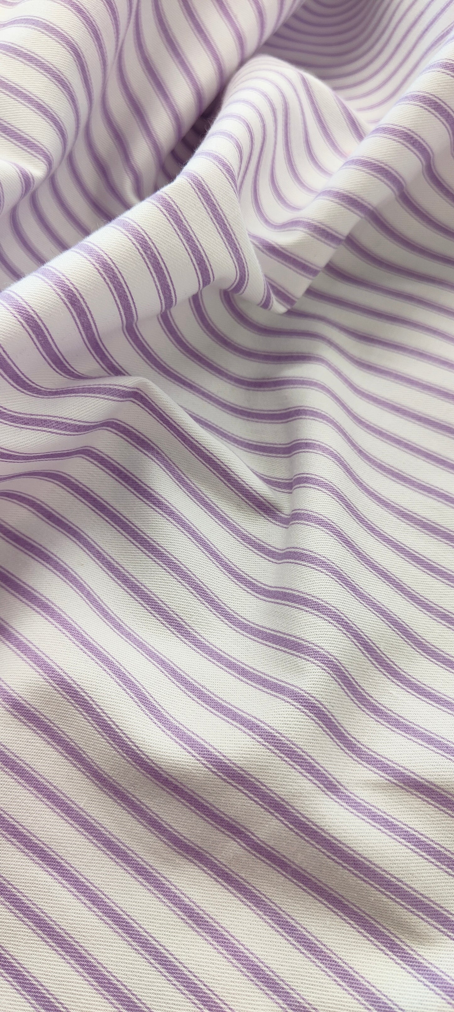 Lilac Striped Drill