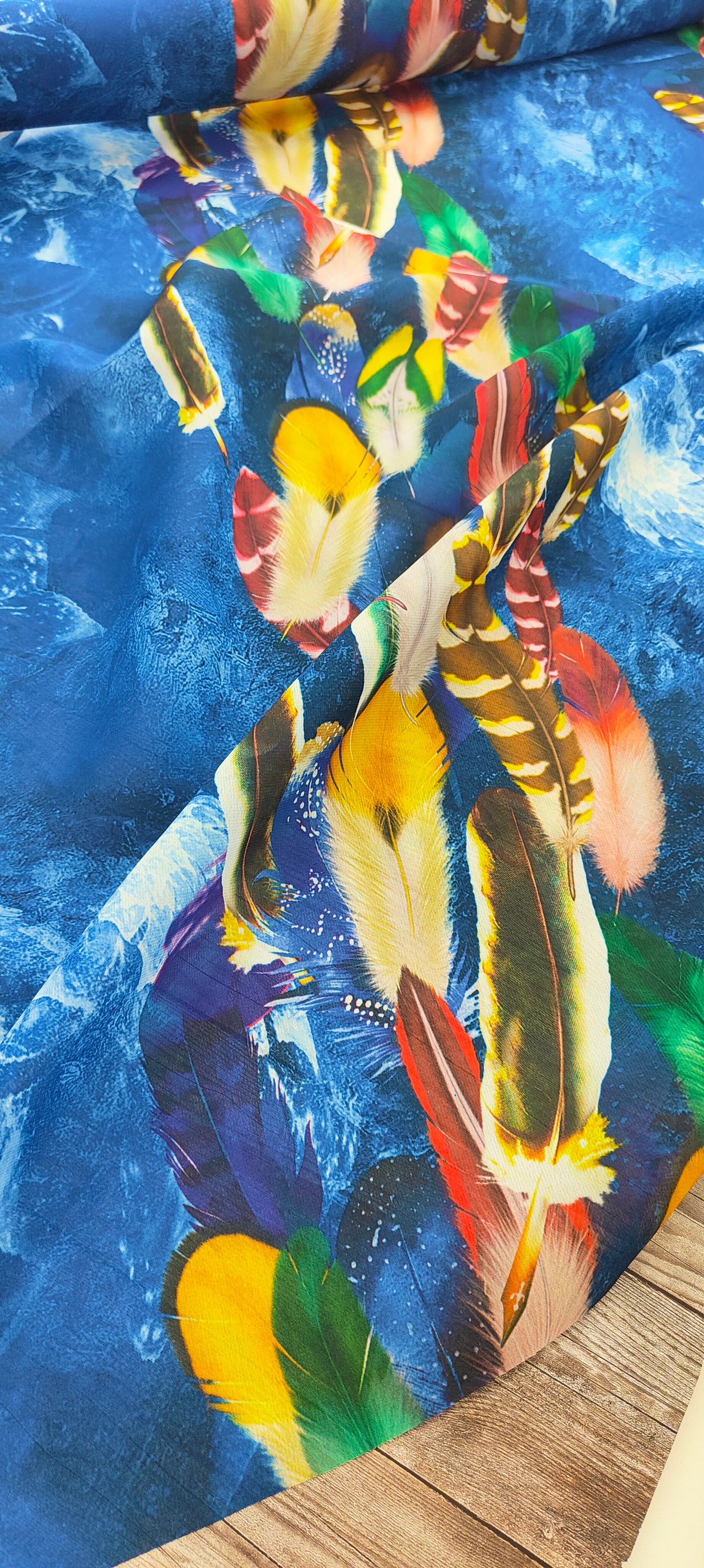 Feather Georgette 1.93m