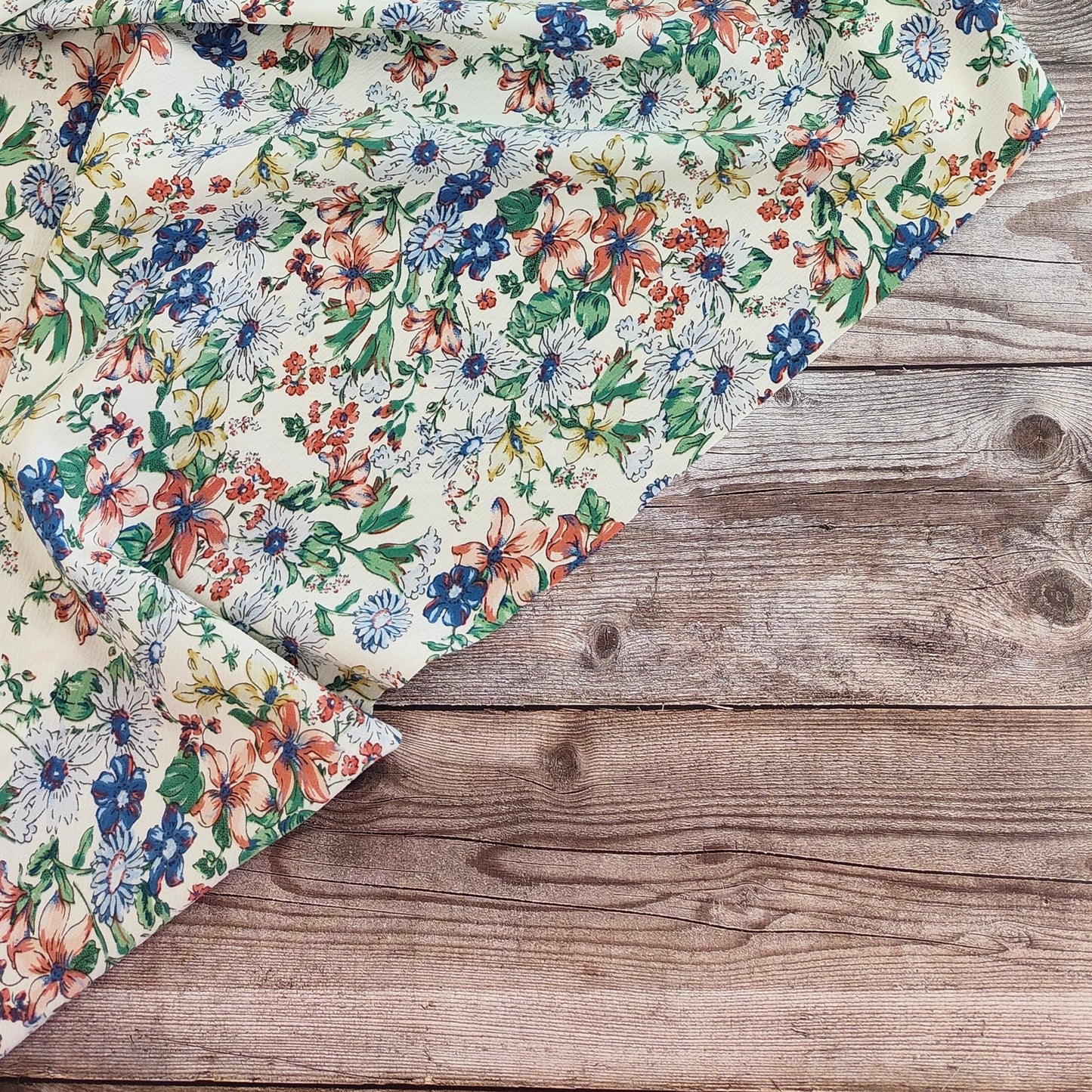 Vintage Flower Stretch Super Soft