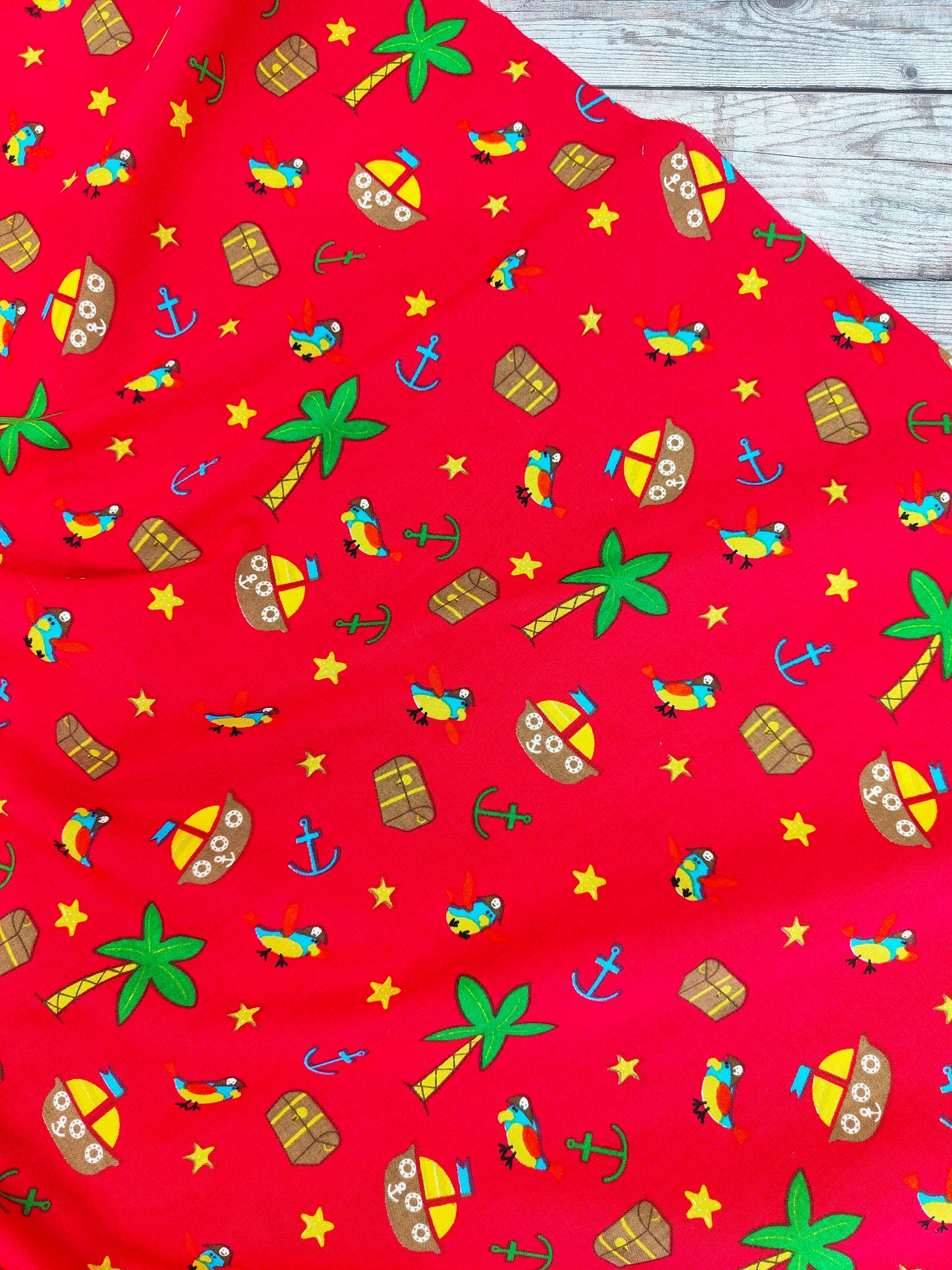 Pirate Parrot Cotton