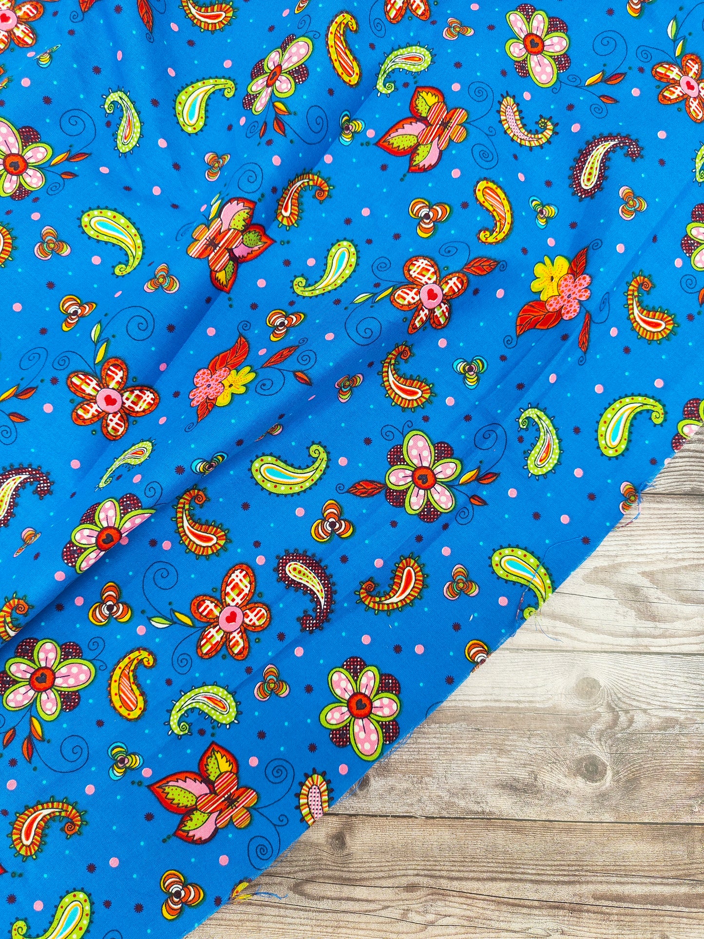 Bright Paisley Cotton