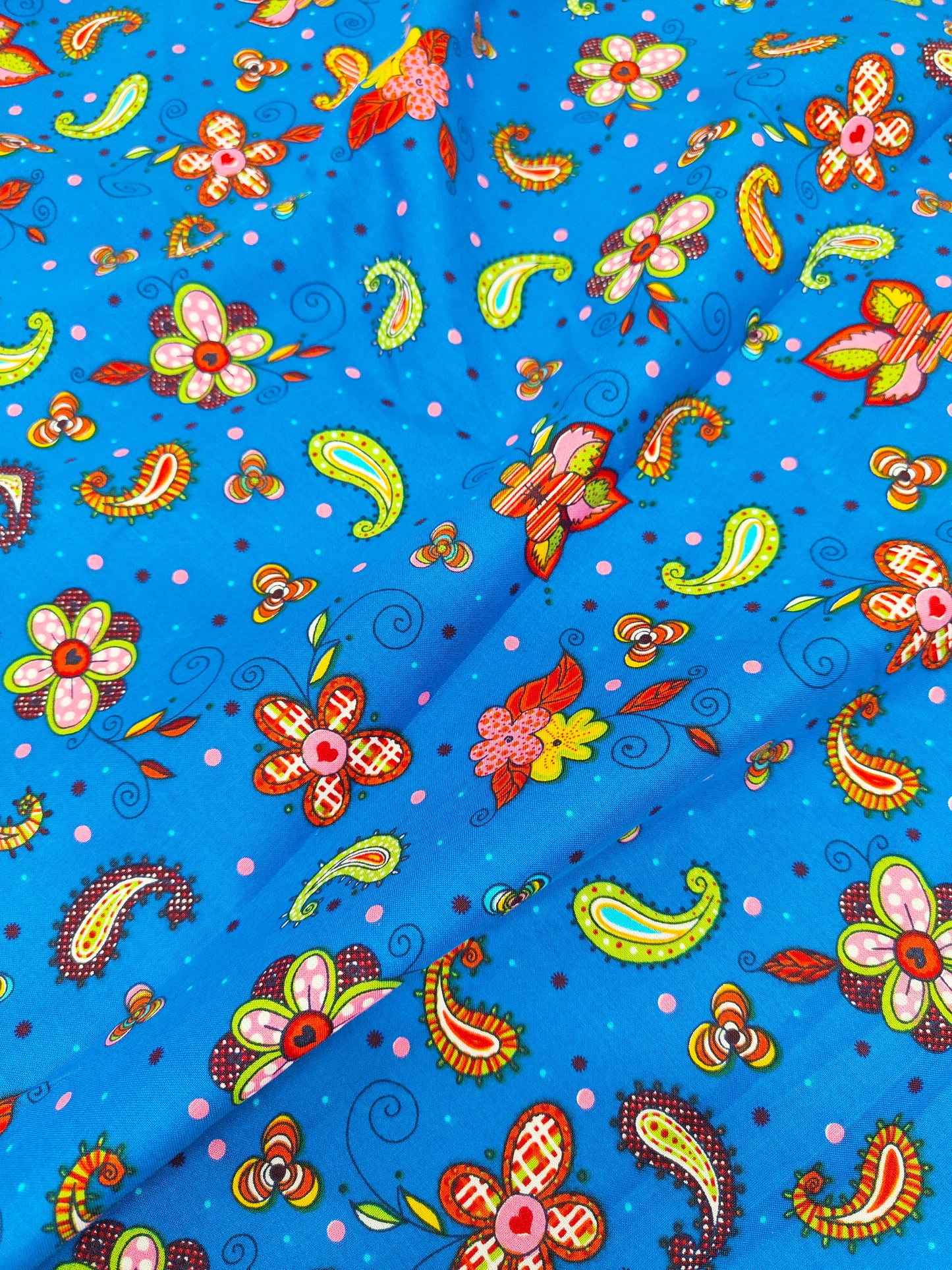 Bright Paisley Cotton
