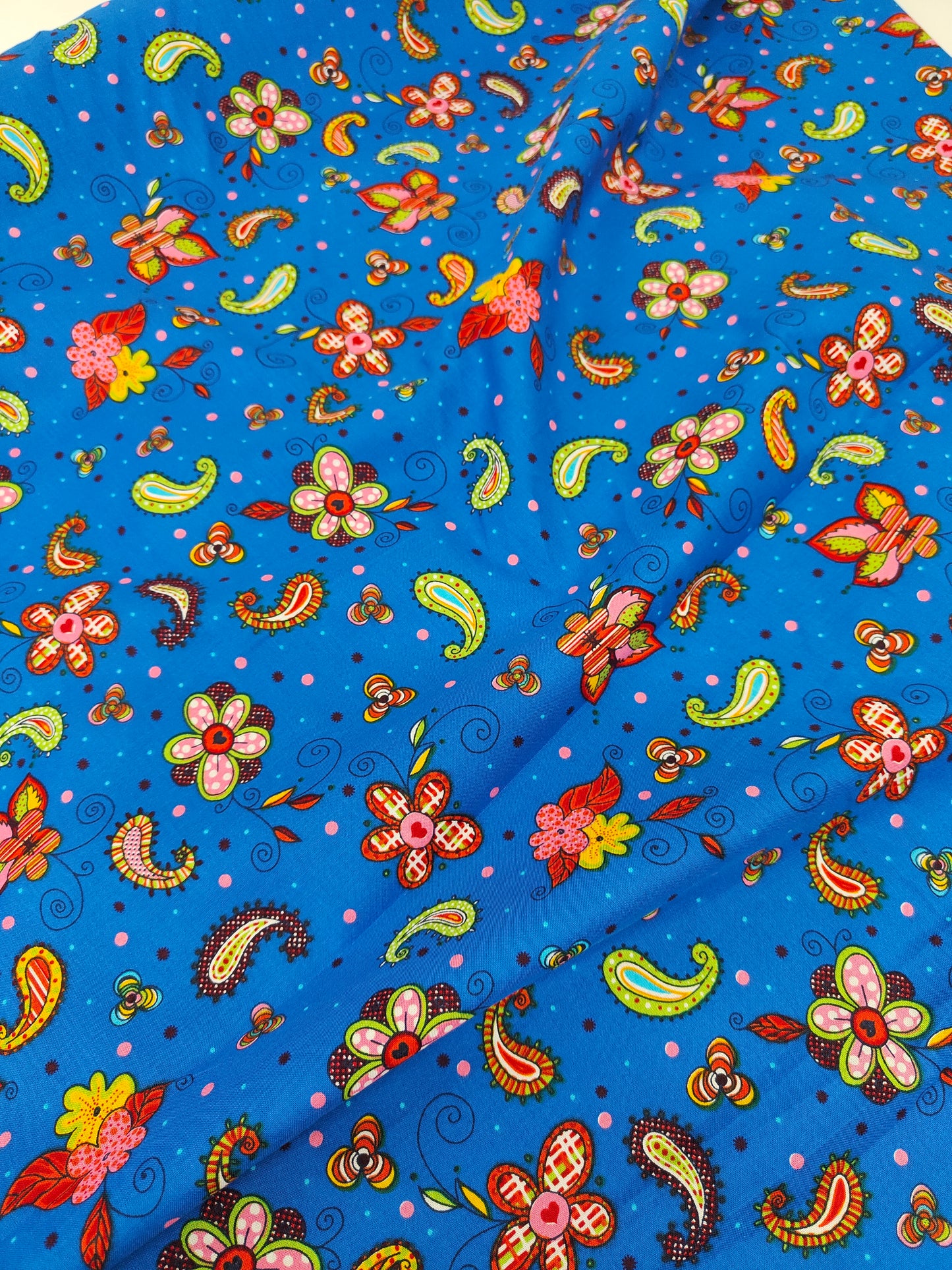 Bright Paisley Cotton