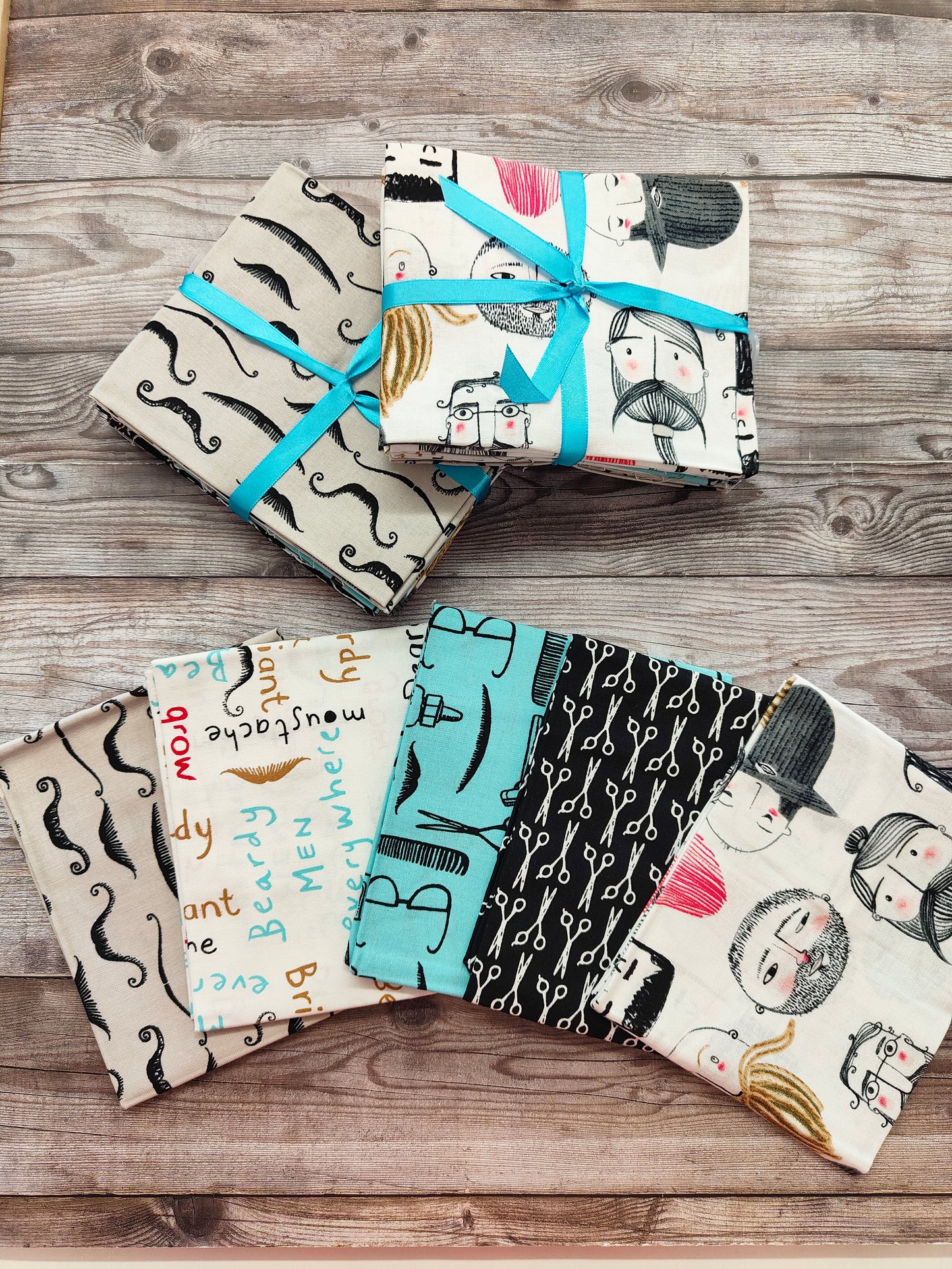 To Beard or Not To Beard Fat Quarters Bundle