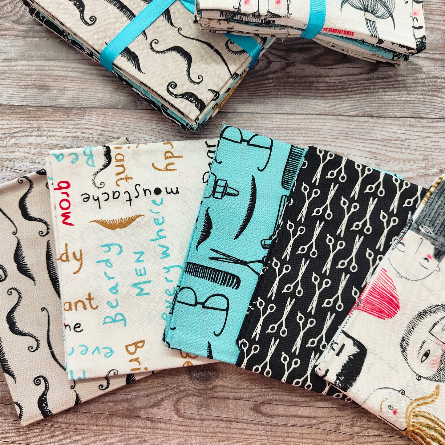 To Beard or Not To Beard Fat Quarters Bundle