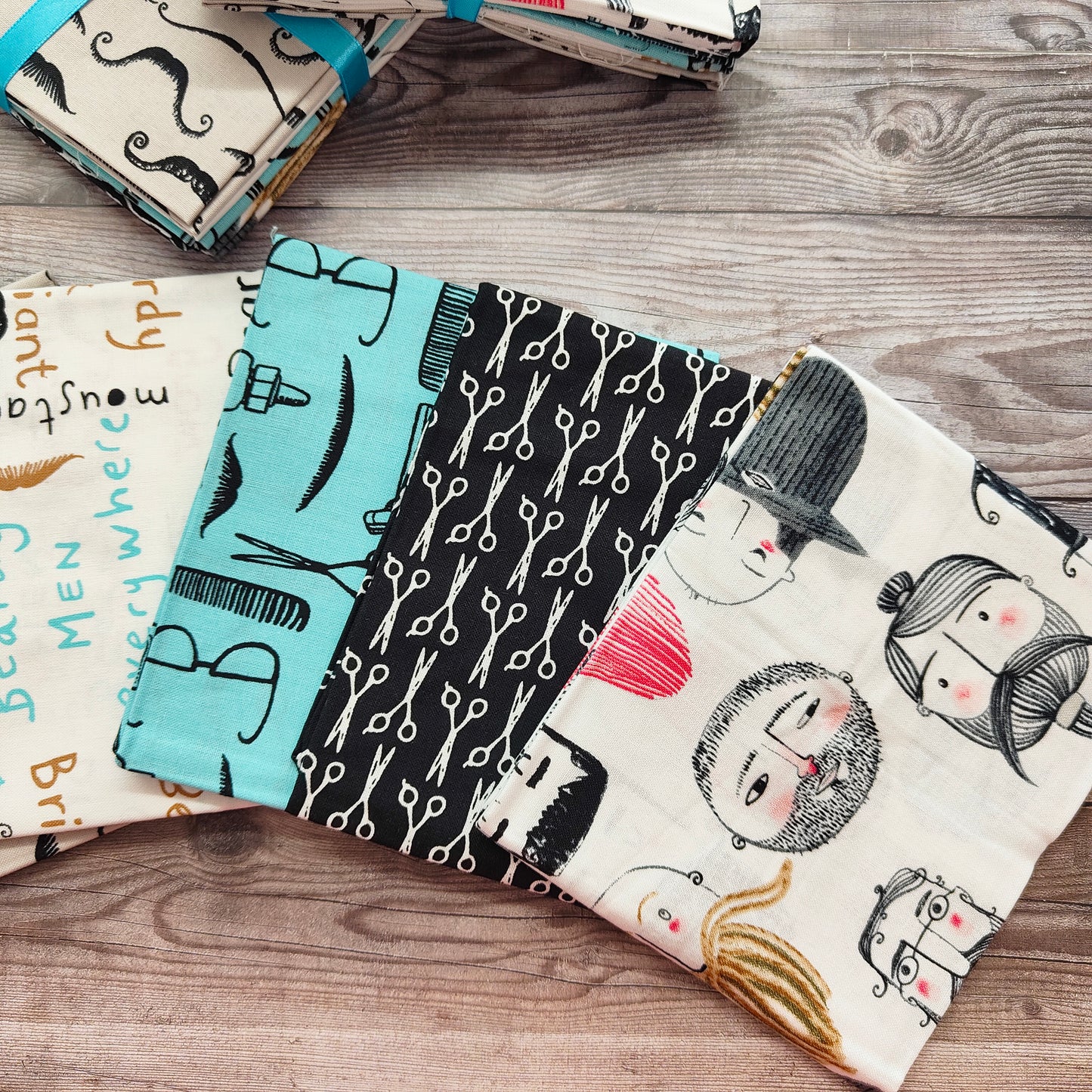 To Beard or Not To Beard Fat Quarters Bundle