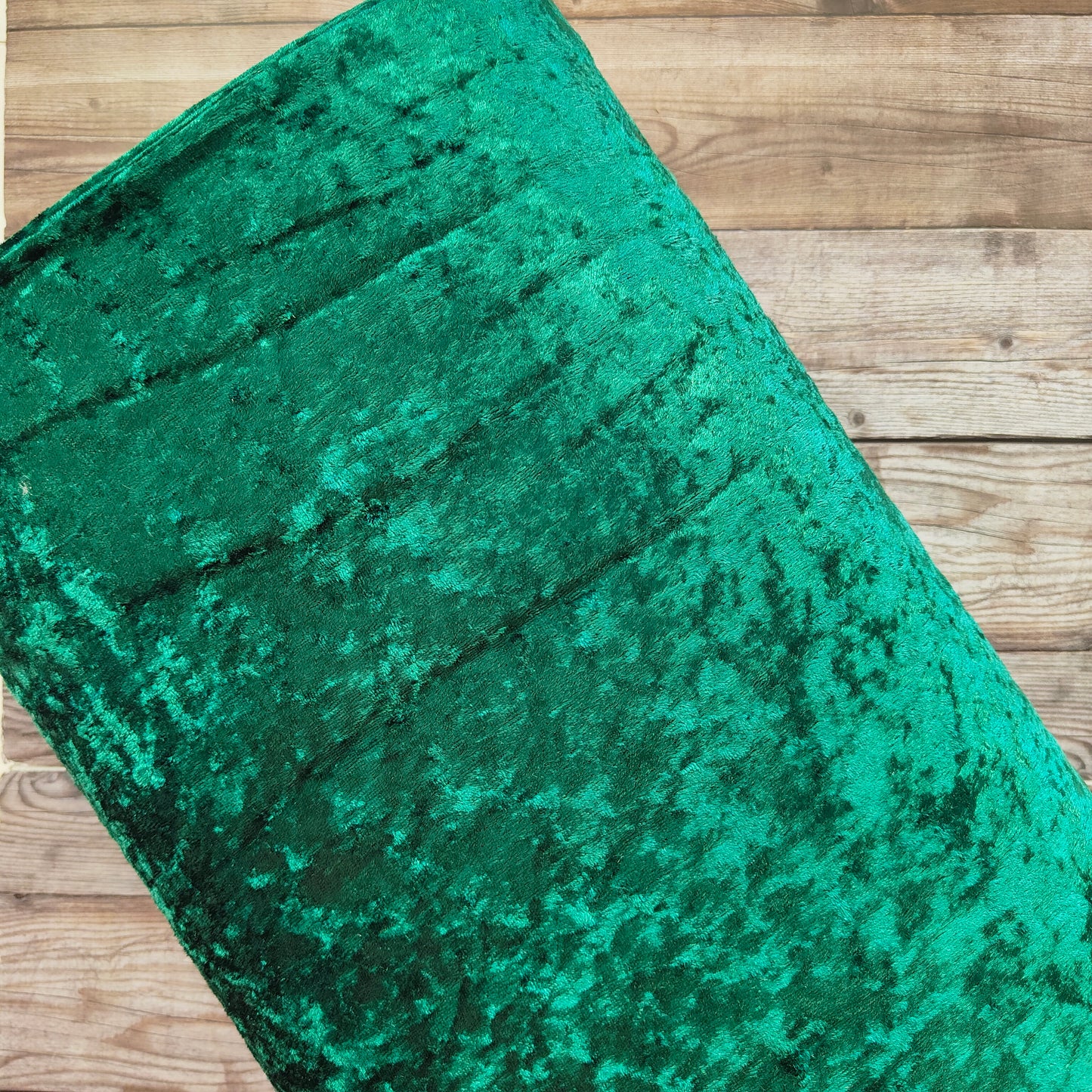 Crushed Velvet Bottle Green