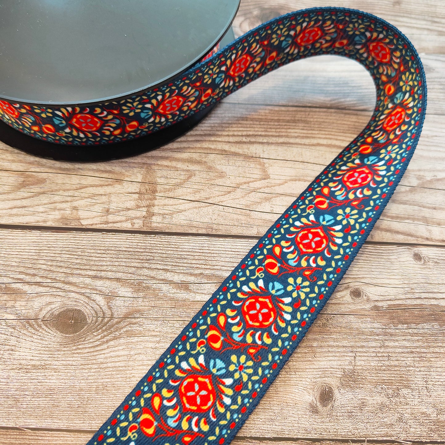 Floral 38mm Webbing Strap