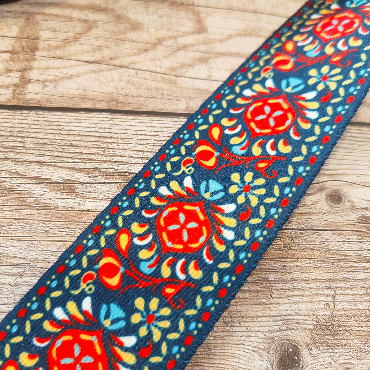 Floral 38mm Webbing Strap