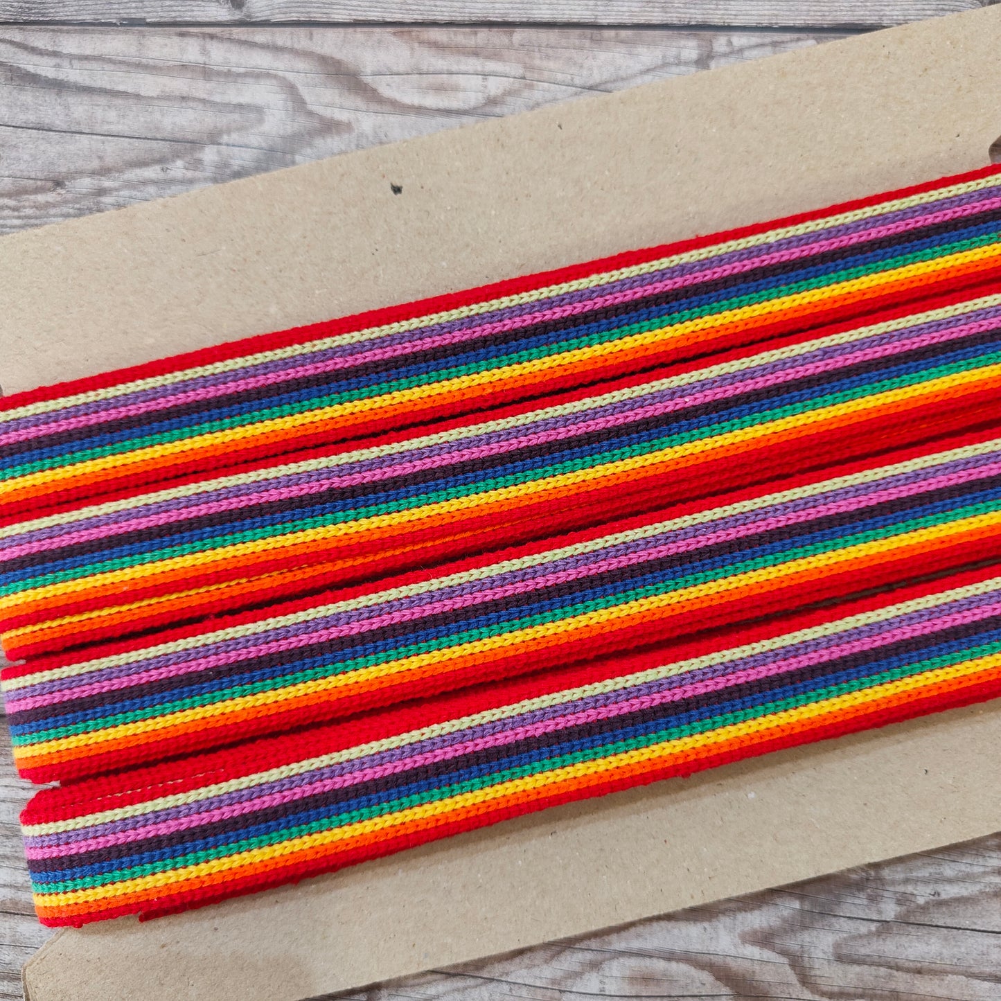 Rainbow Webbing Strap 25mm