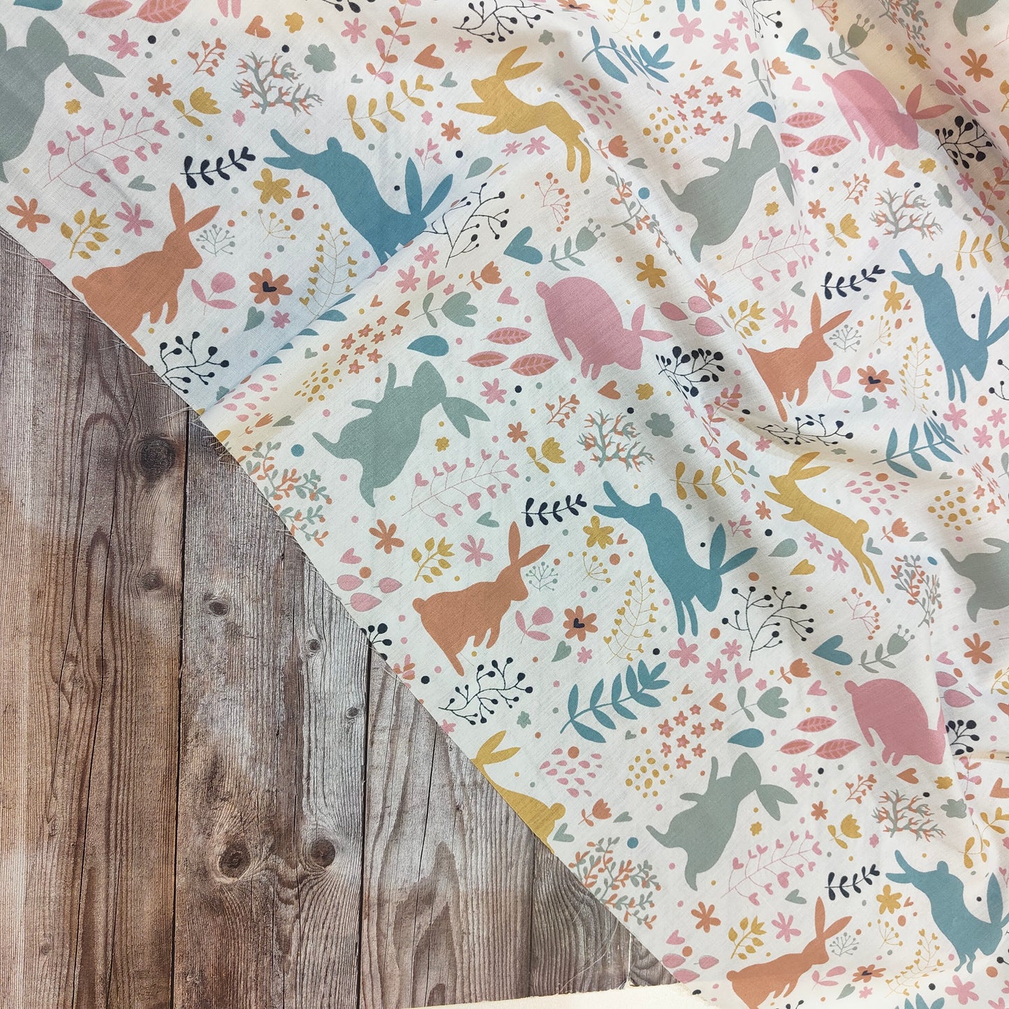 Spring Bunny Cotton Rich Polycotton