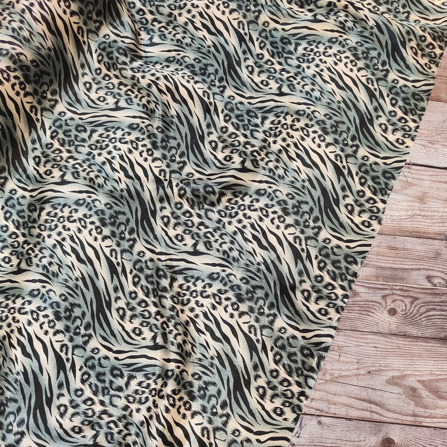 Animal Print Satin