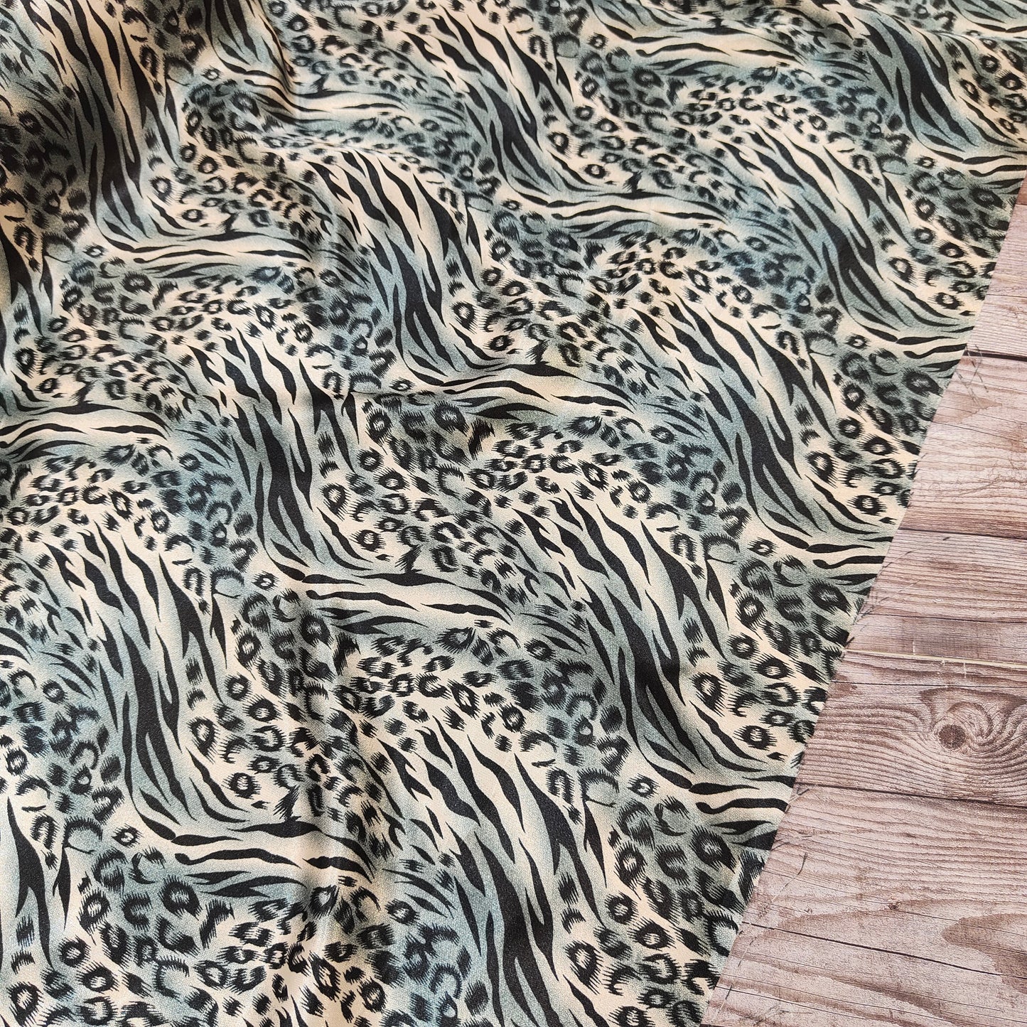 Animal Print Satin