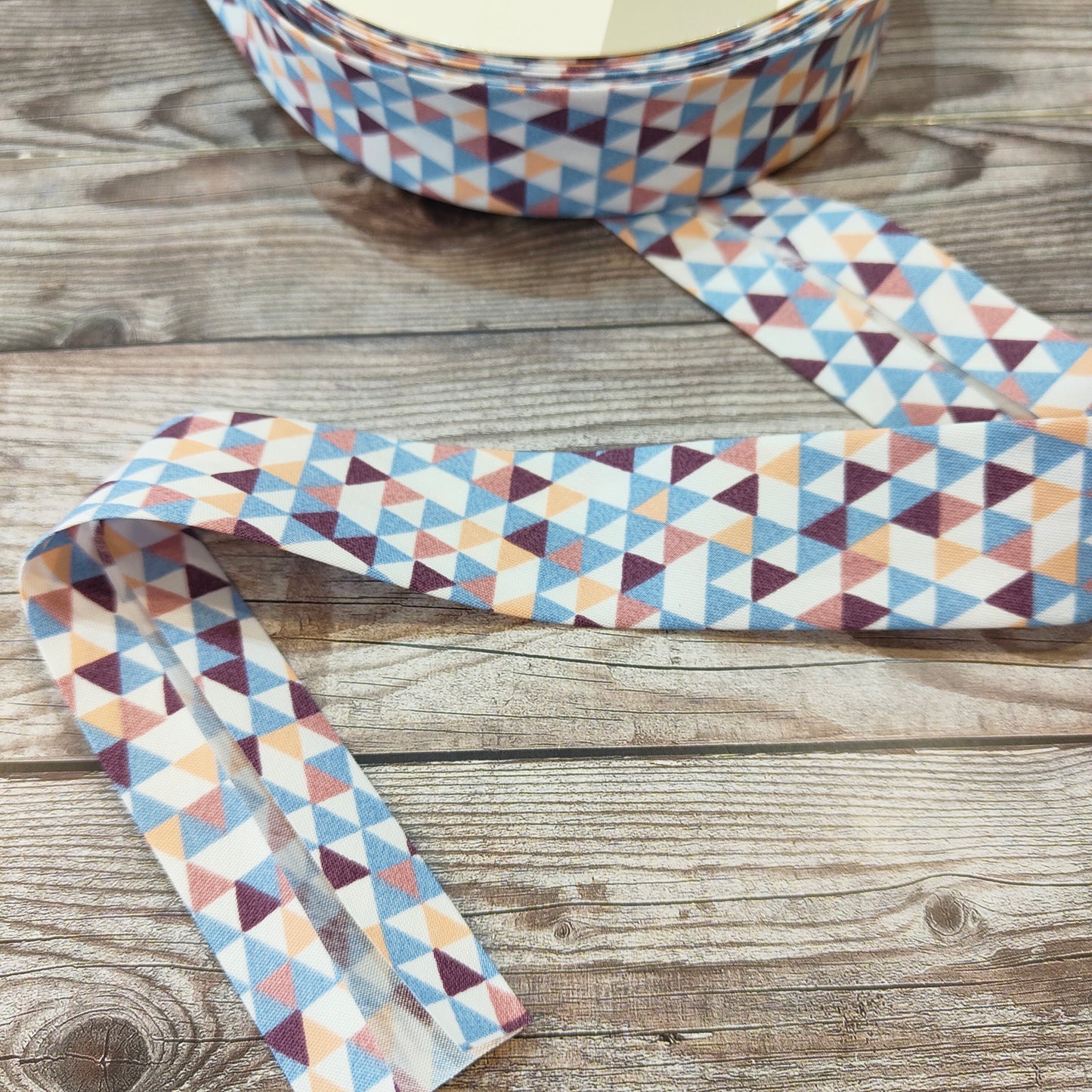 Geometric Blue Bias Binding