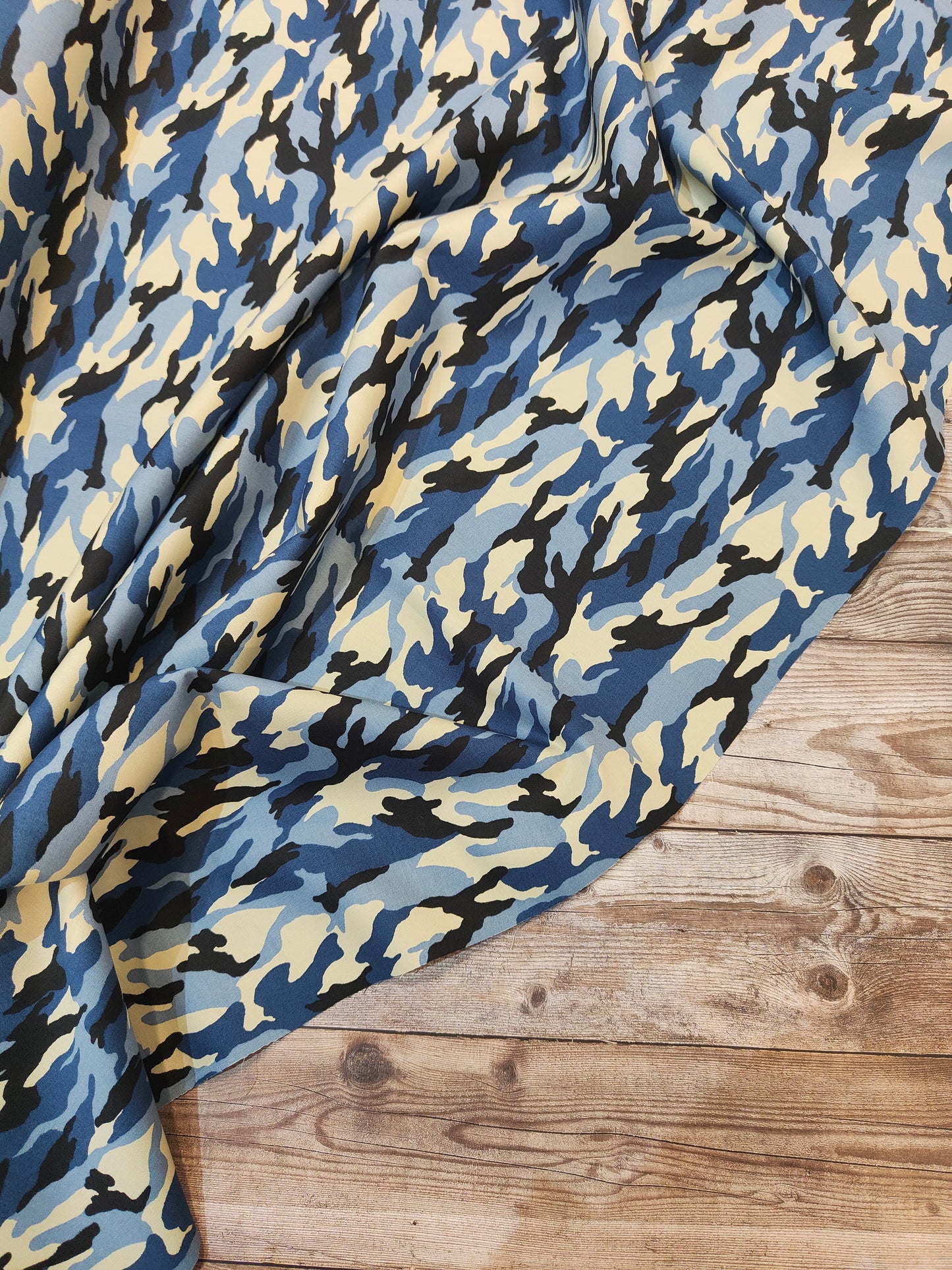 Urban Camo Cotton Poplin