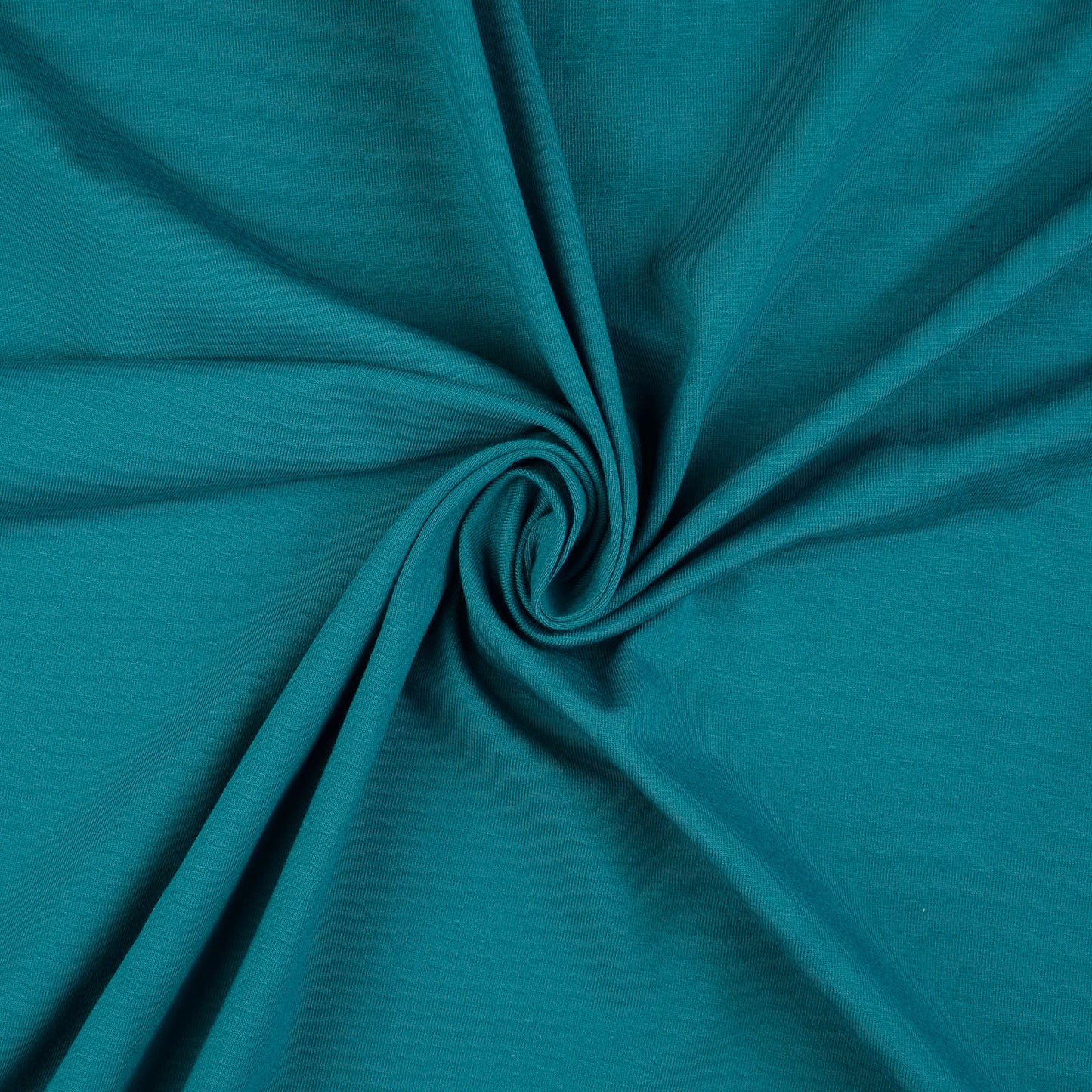 Plain Petrol Cotton Jersey 74cm