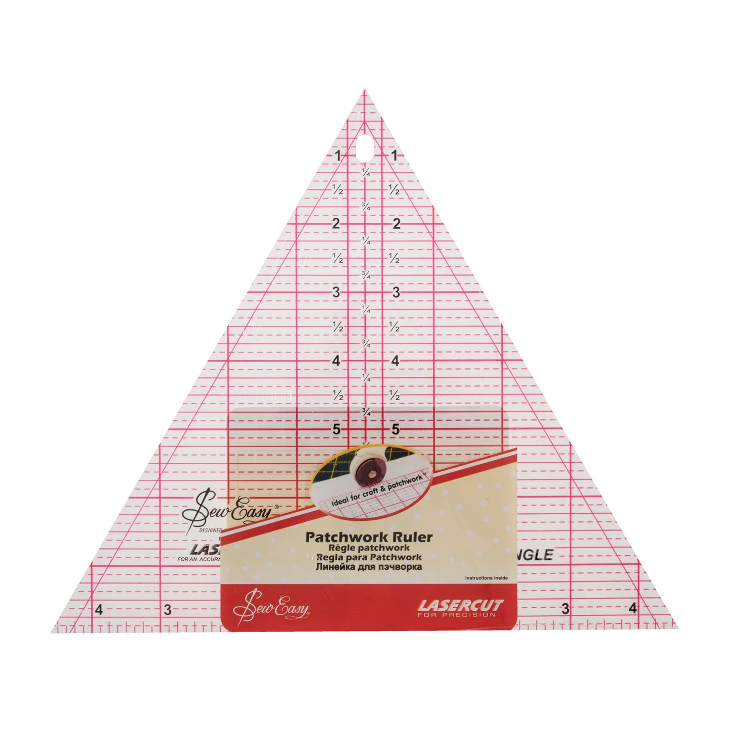 60 Degree Triangle Quilting Ruler