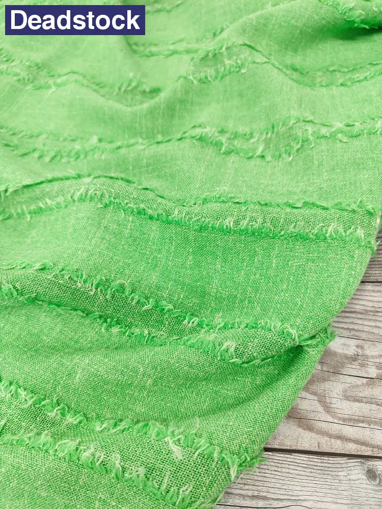 Green Marl Linen Blend
