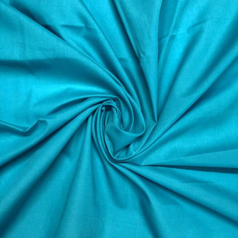 Turquoise Plain Polycotton
