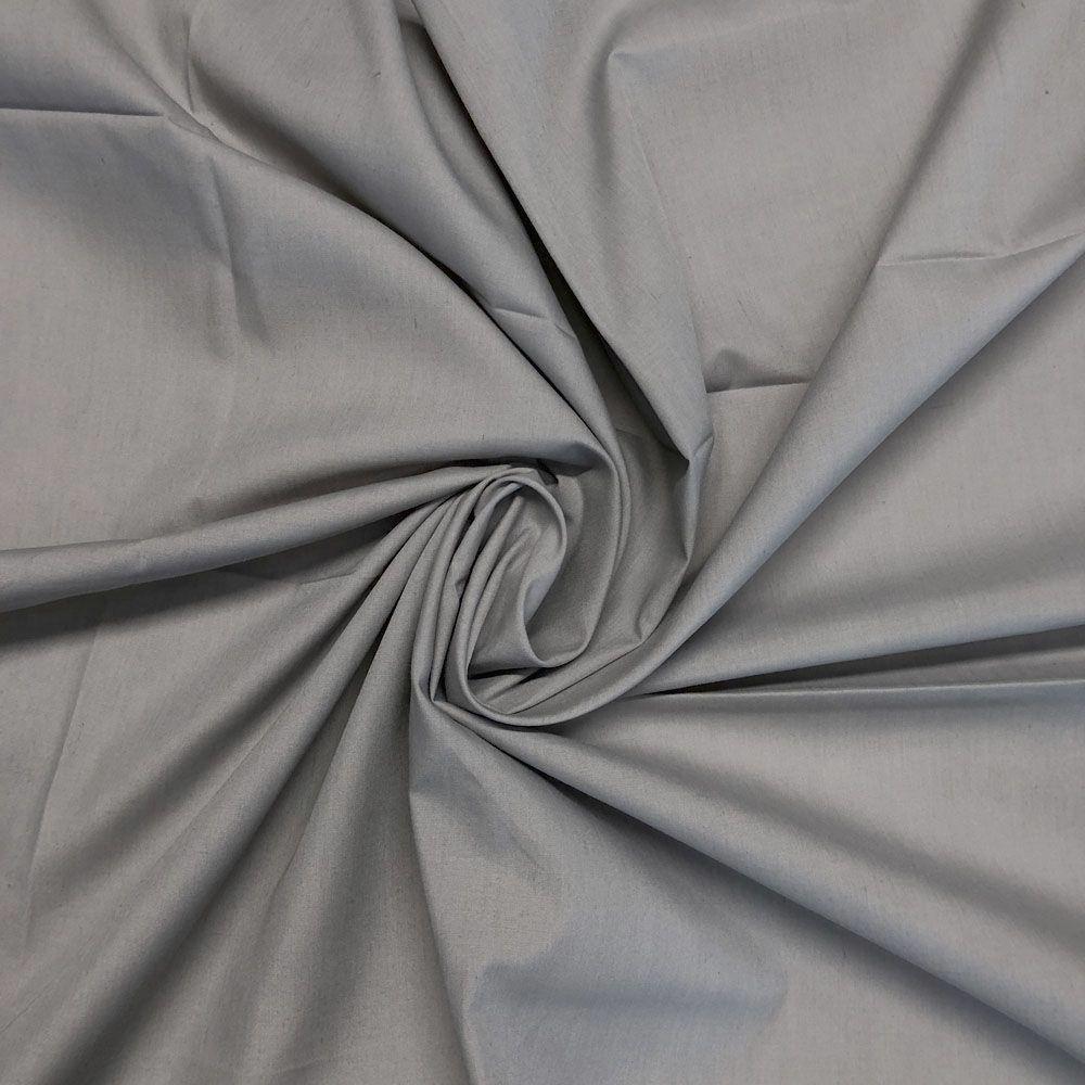 Grey Plain Polycotton