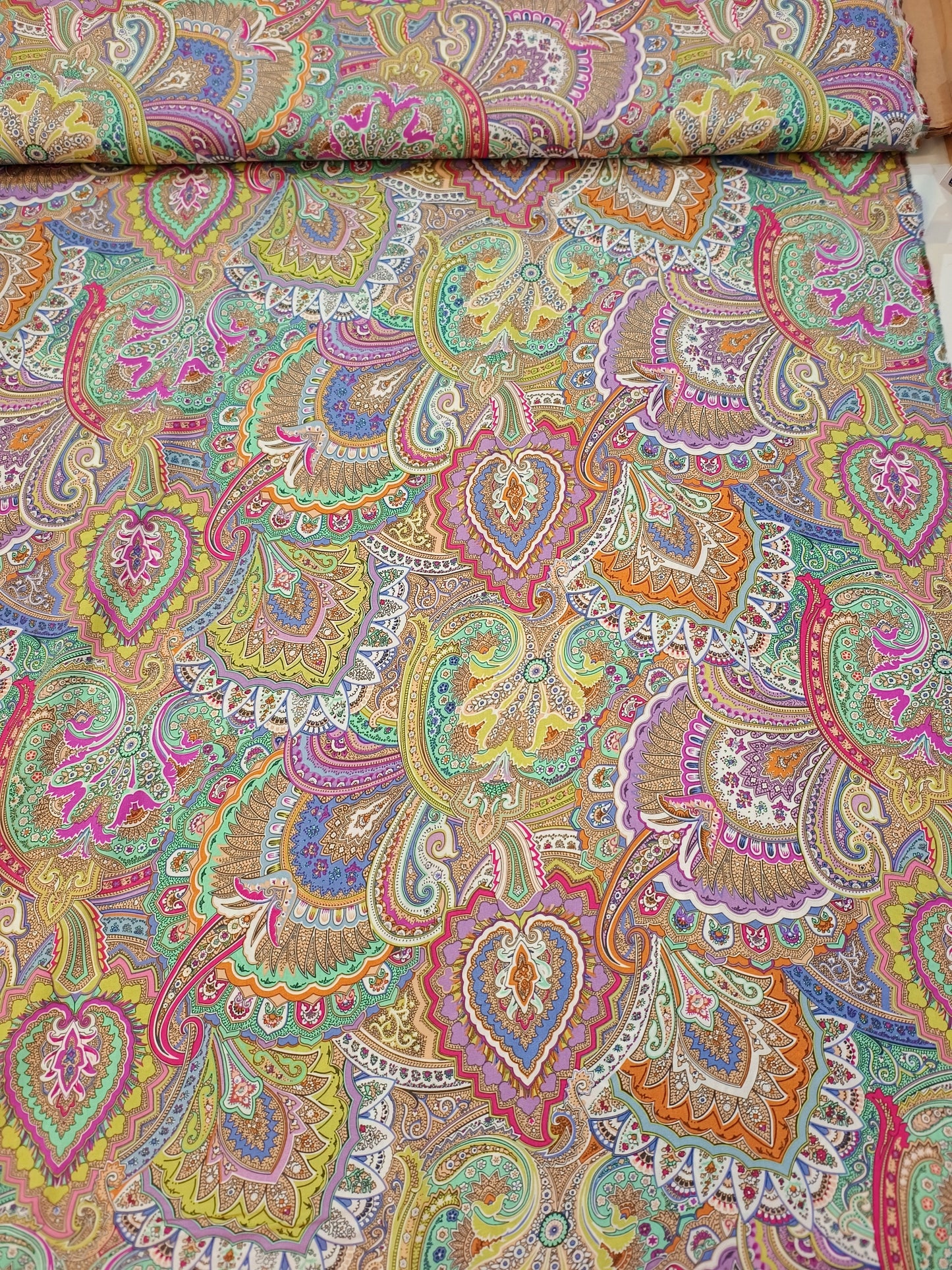 Multicolour Paisley Viscose