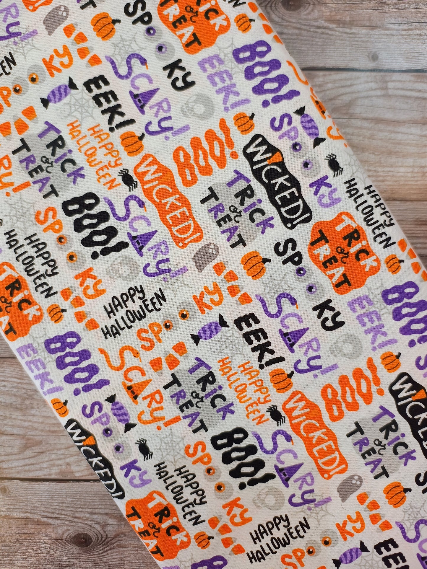 Boo Halloween Cotton