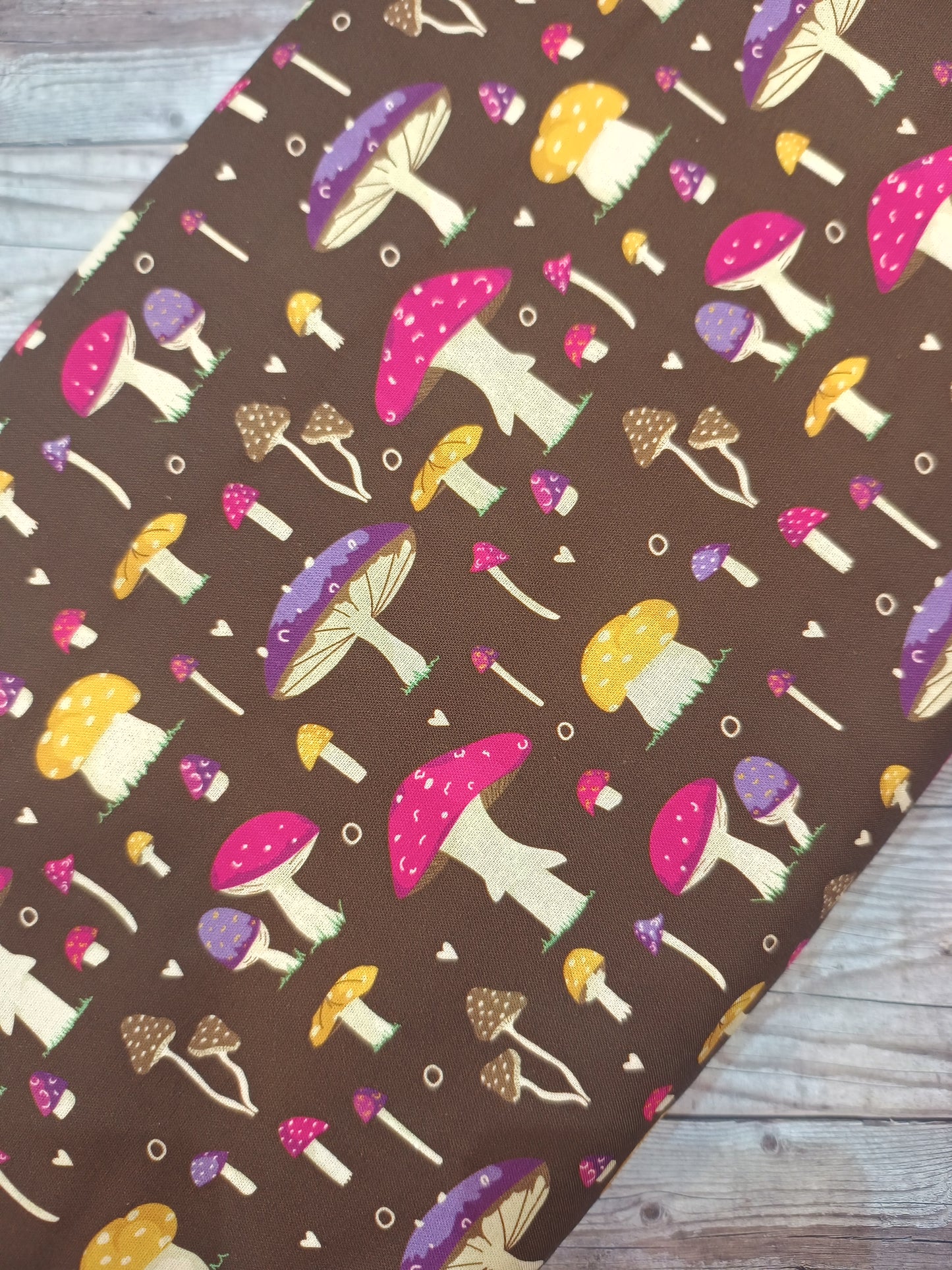 Kims Forest Journal Toadstools Cotton