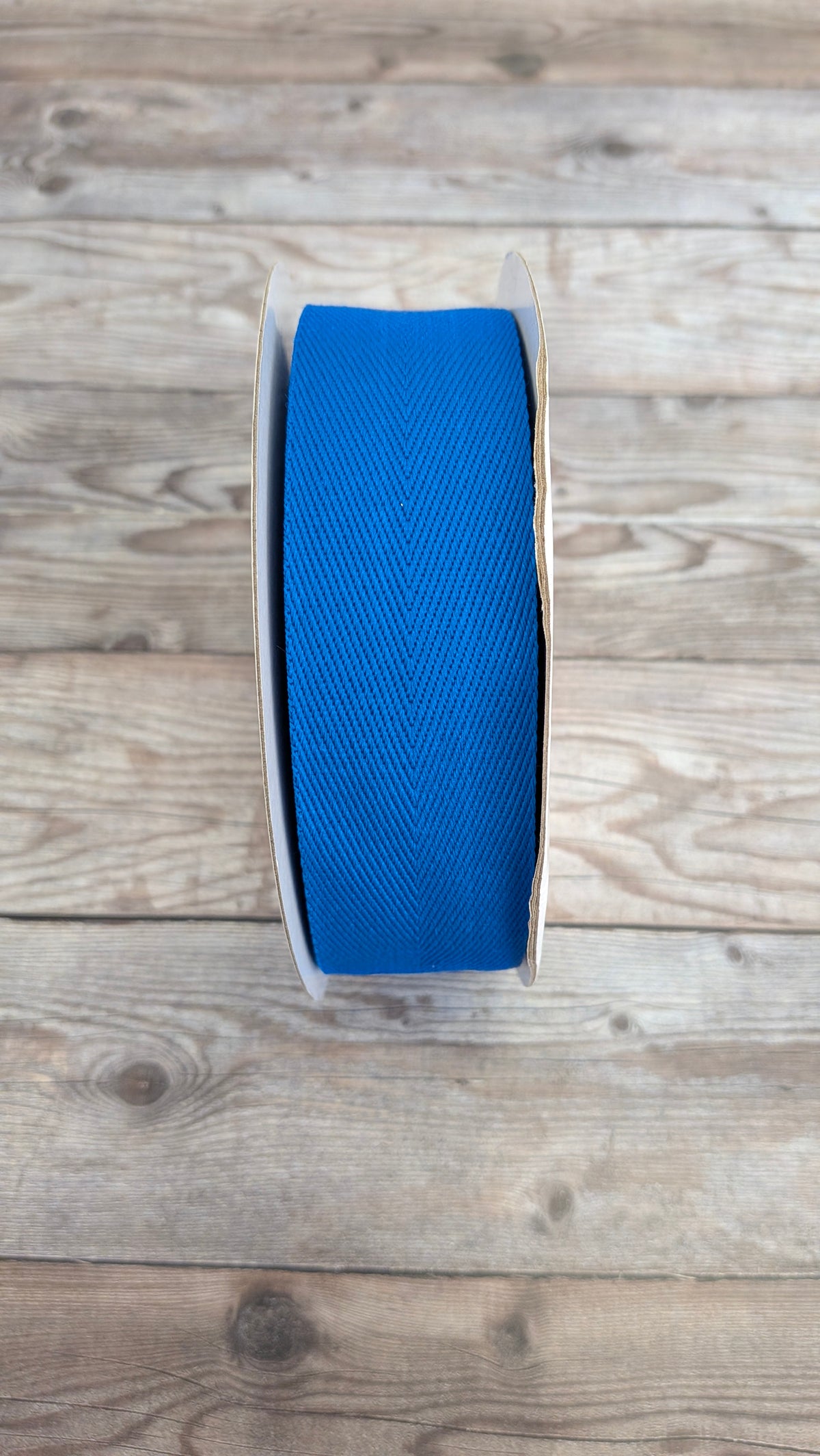 Royal Blue Herringbone Webbing 38mm