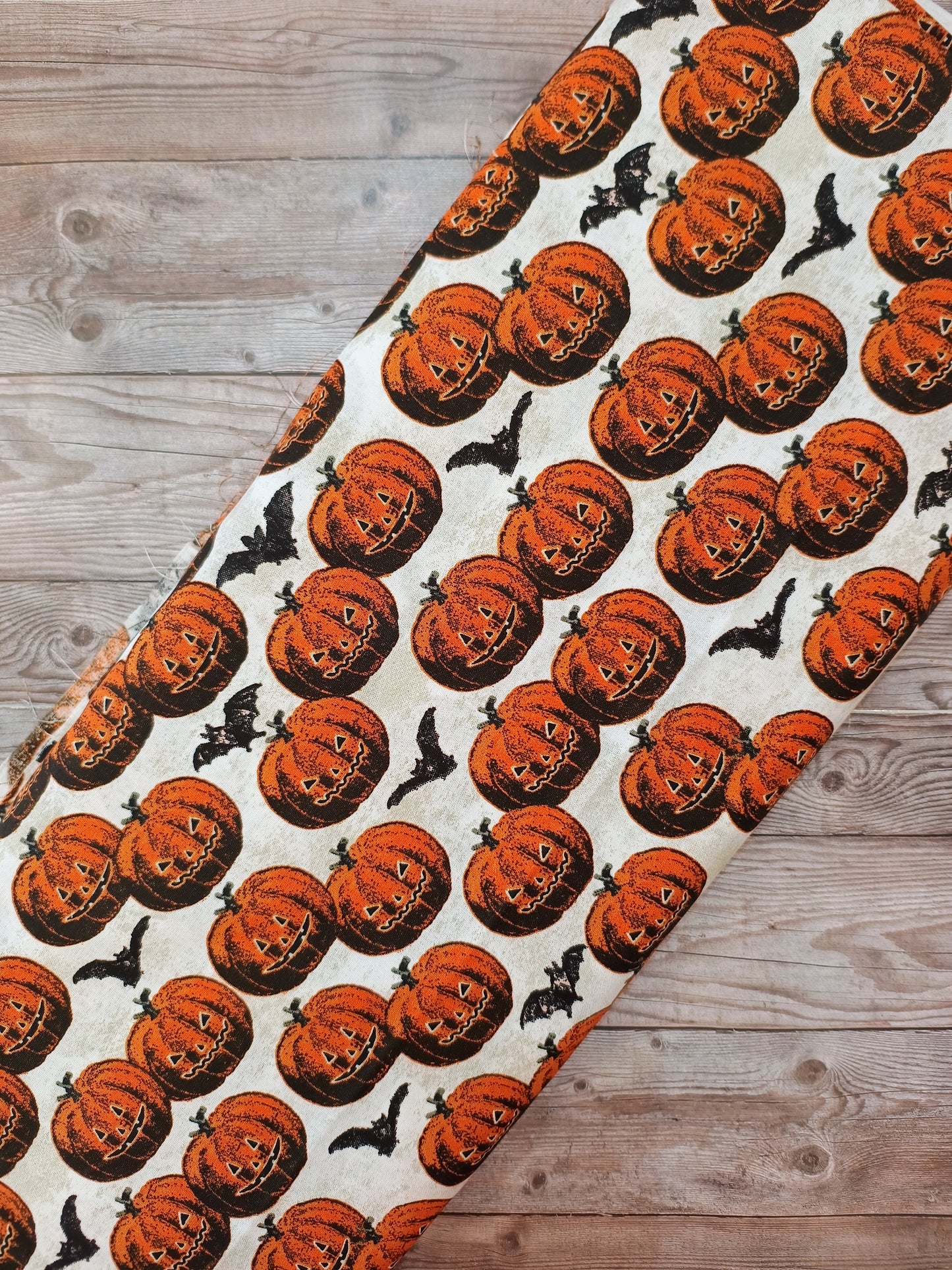 Jack 0'Lantern & Bats Cotton