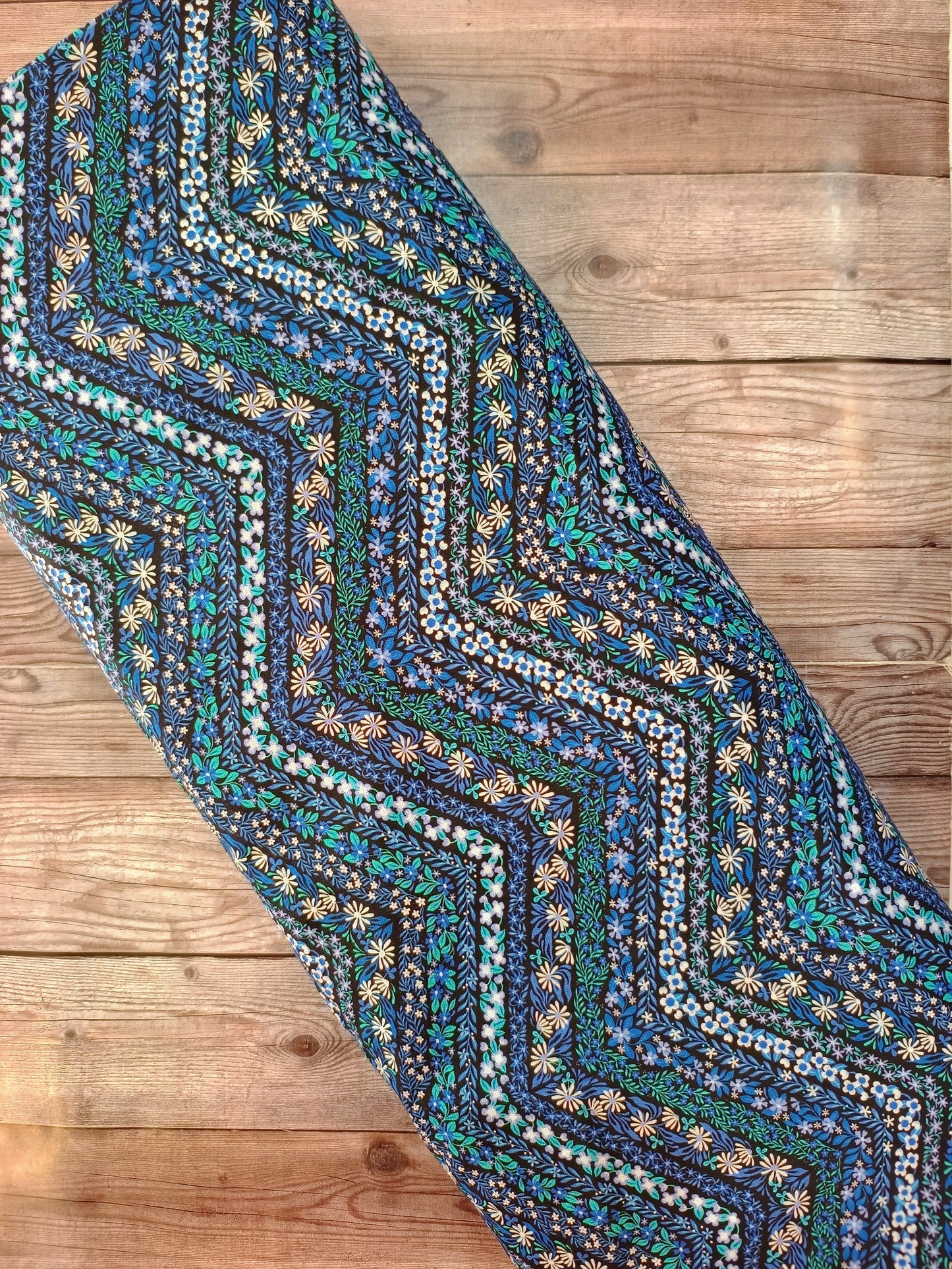 Floral Chevron Cotton
