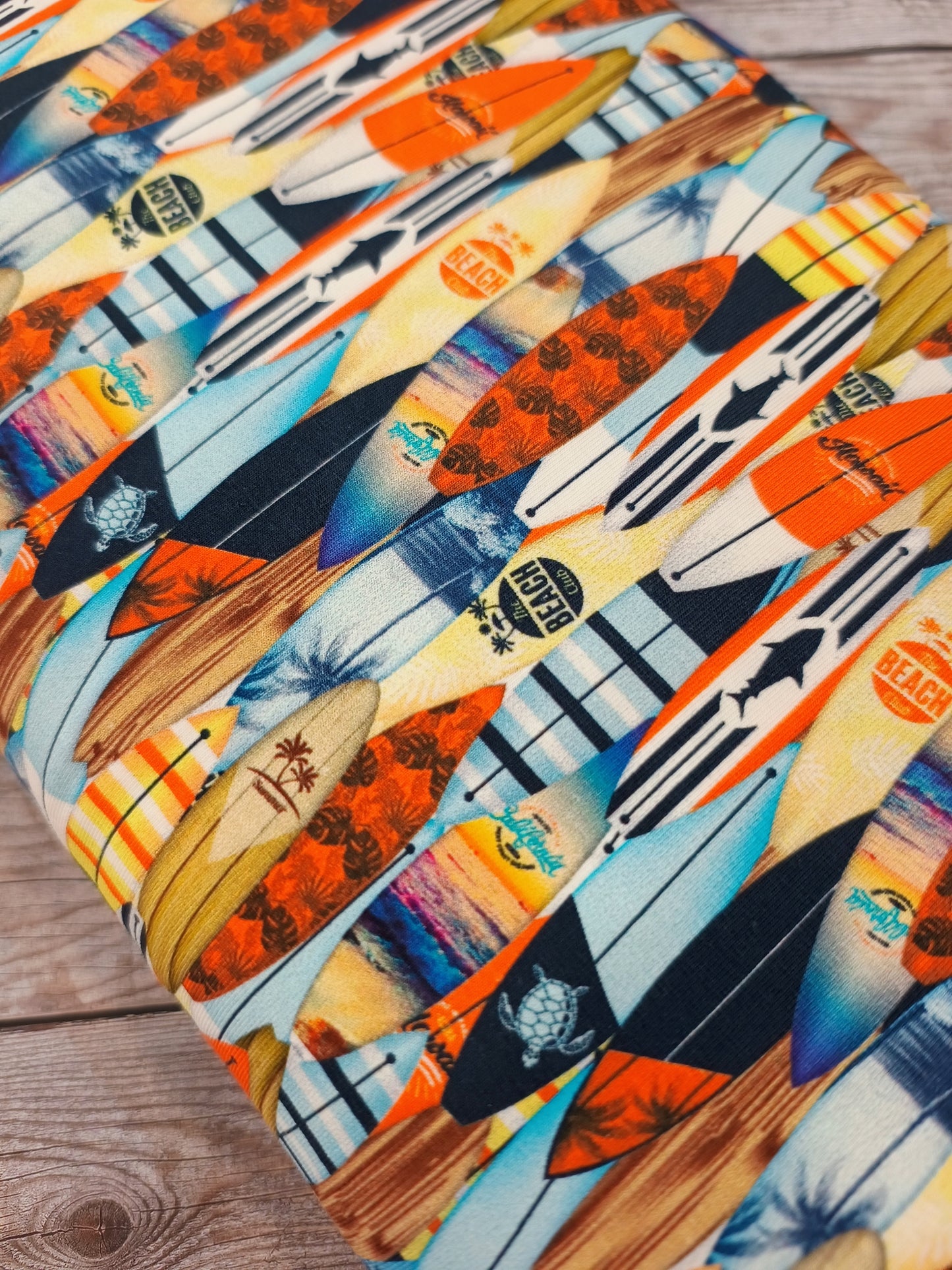 Let's Surf Cotton Jersey