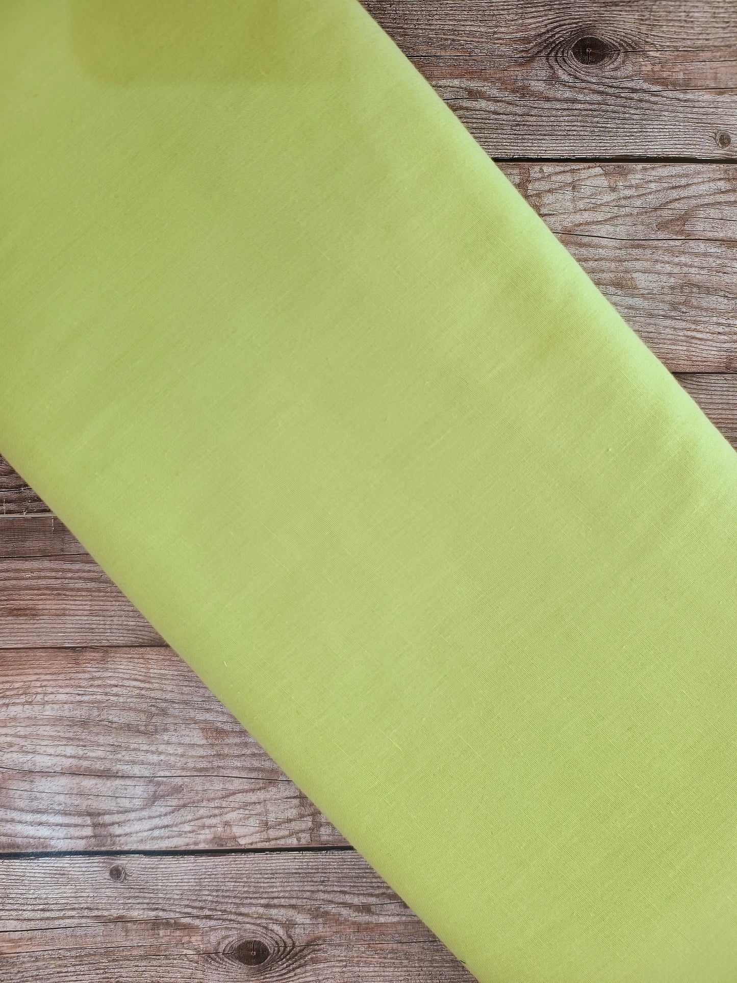 Plain Avocado Green Cotton