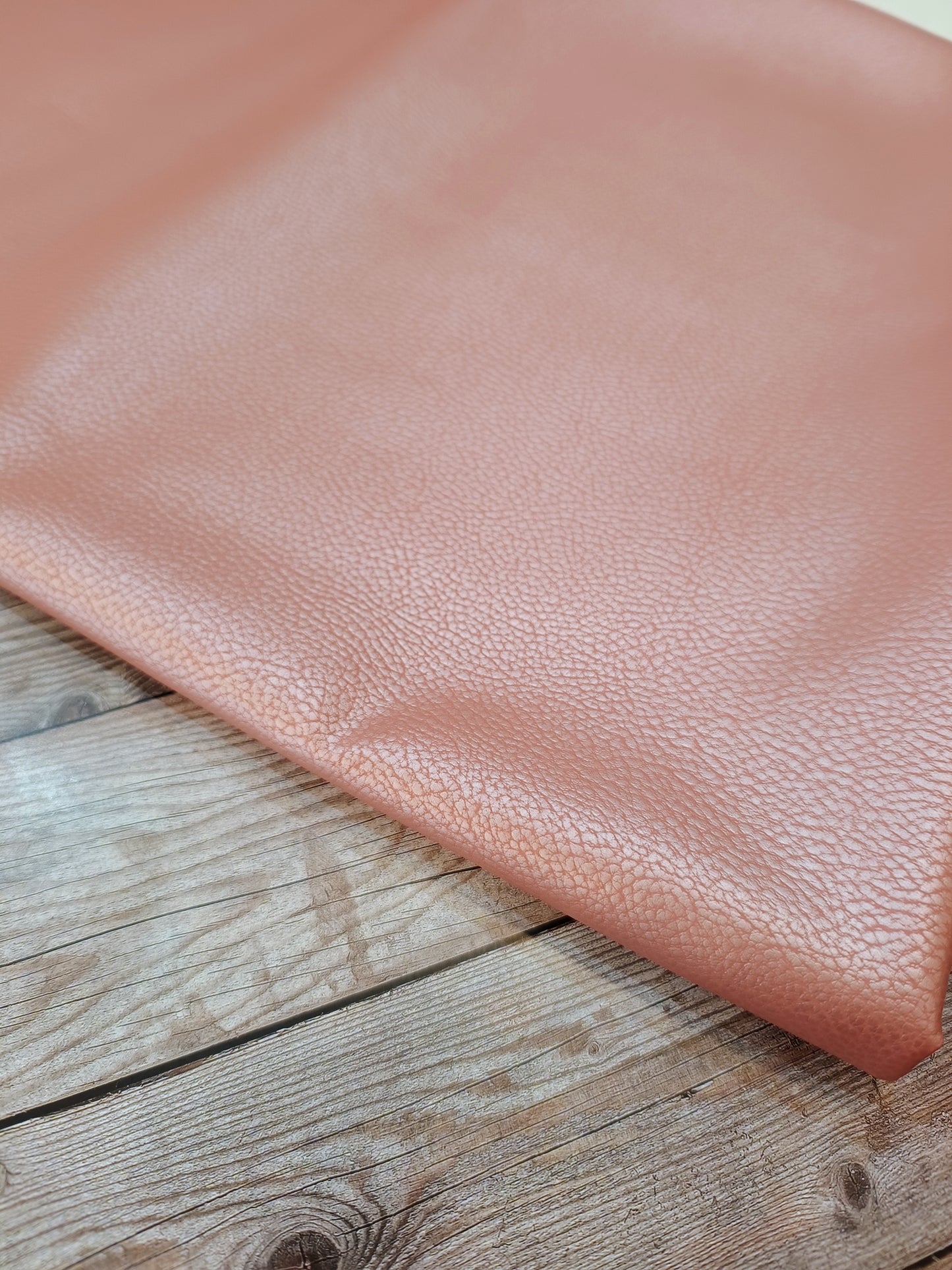 Pink Pearlised Faux Leather