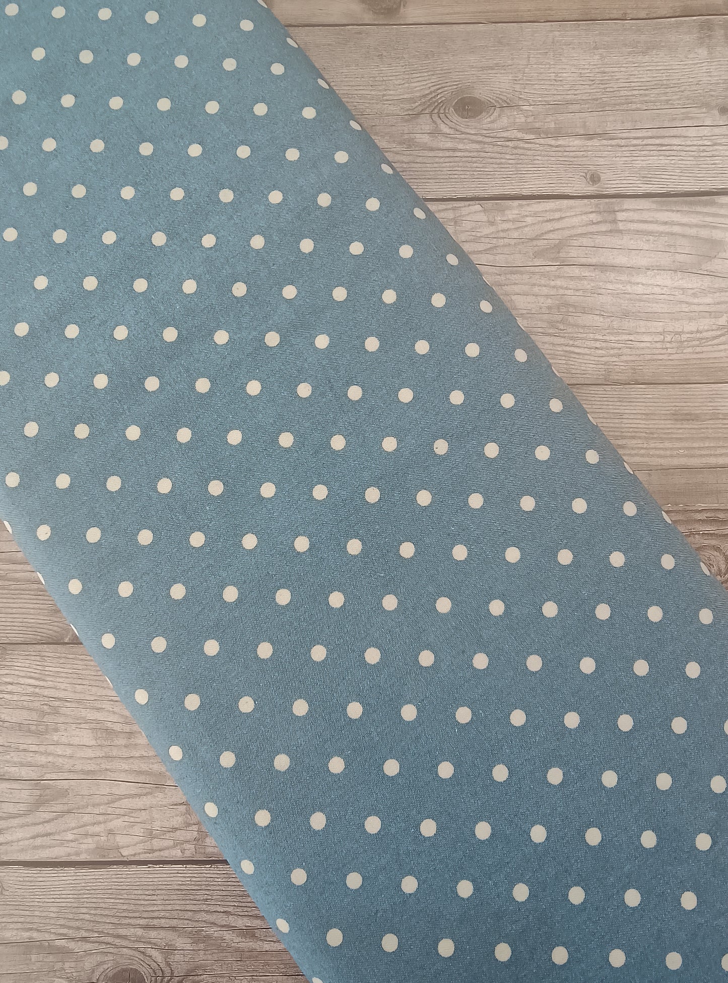 Cotton Chambray Spots