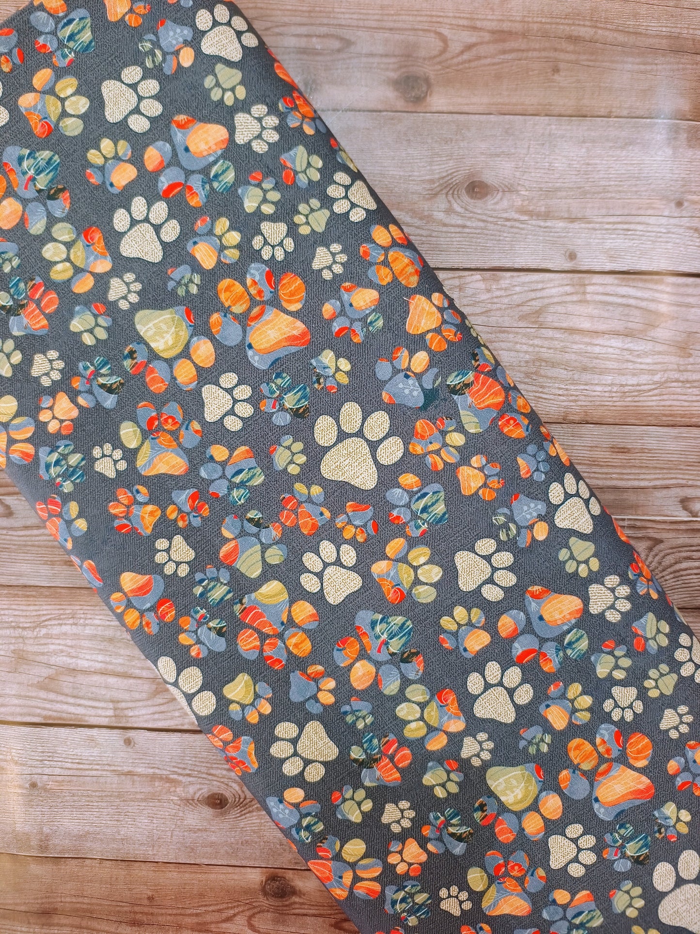 Pumpkin Paws Cotton
